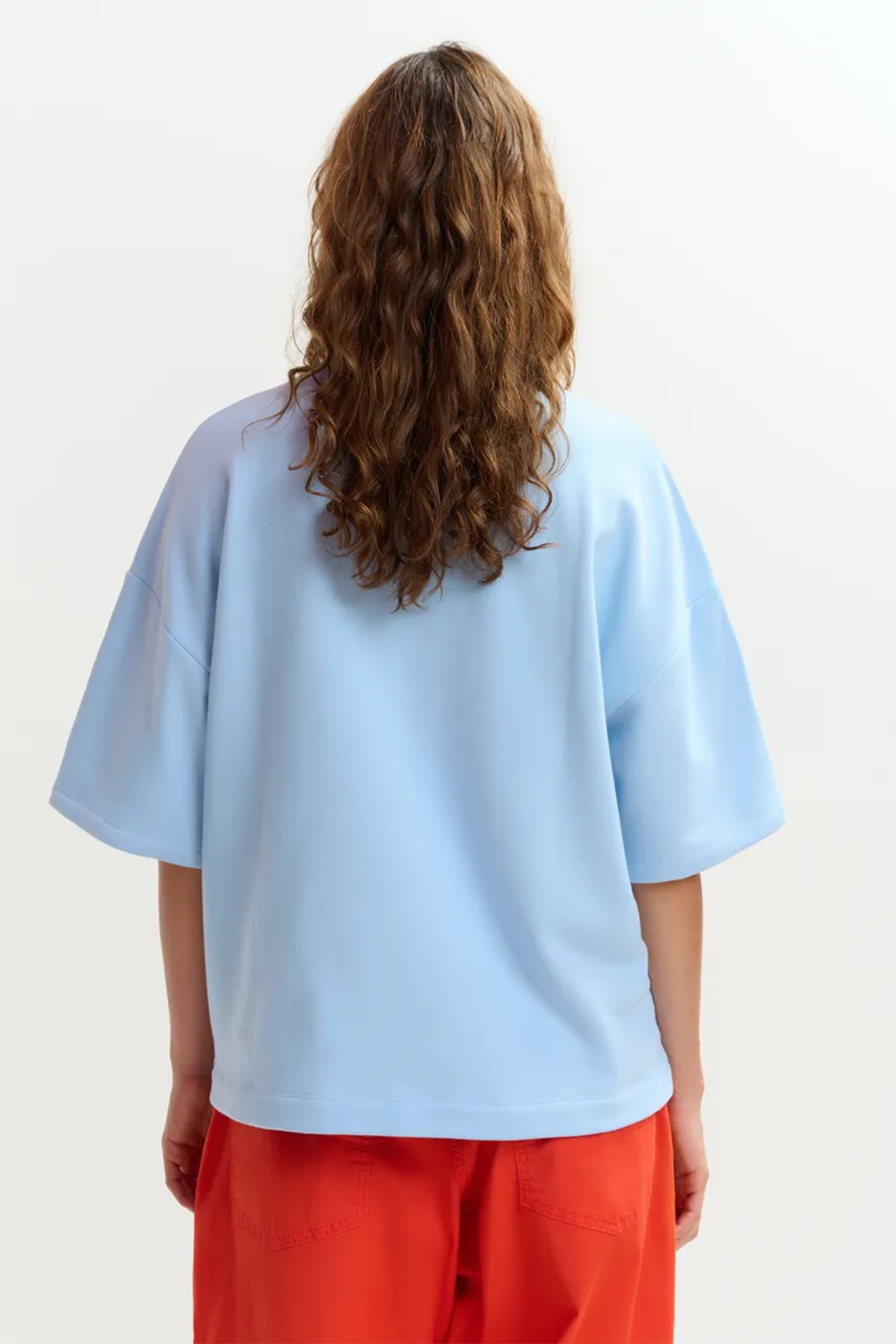 Essentiel Antwerp Damen Sweatshirt Jista Hellblau(Orange HELLBLAU Bild 3
