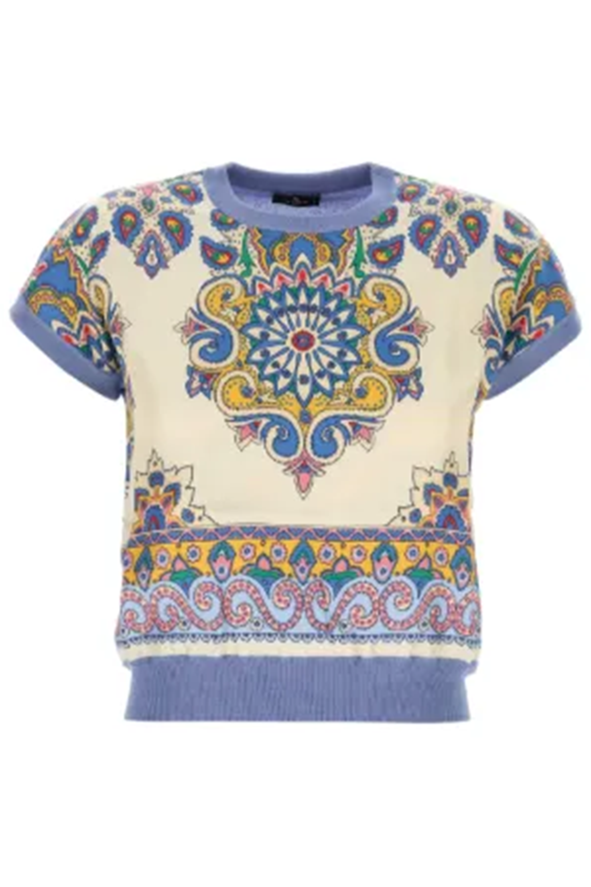 Etro Blusenshirt mit Floralprint Mittelblau/Gelb MITTELBLAU MITTELBLAU Bild 1