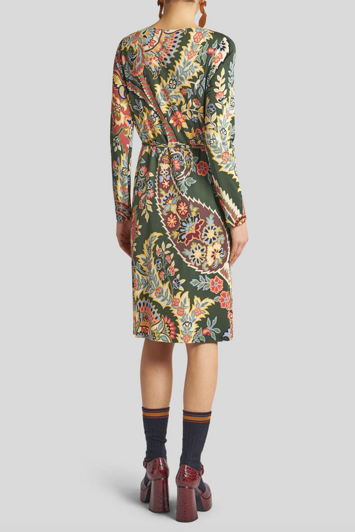 Etro Damen Tunikakleid aus Jersey Grün GRÜN Bild 3