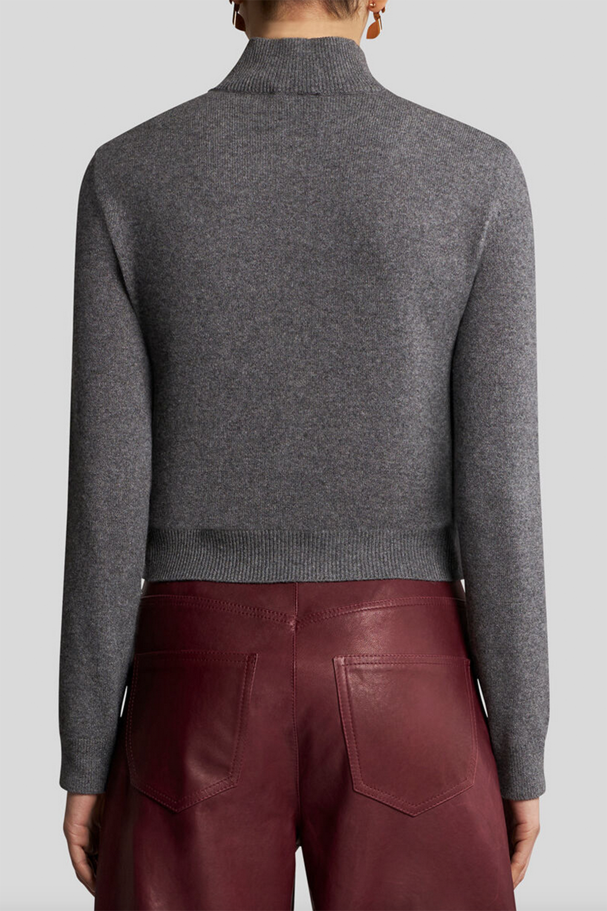 Etro kurzer Damen Strickpullover Grau/Grün SCHWARZ Bild 5