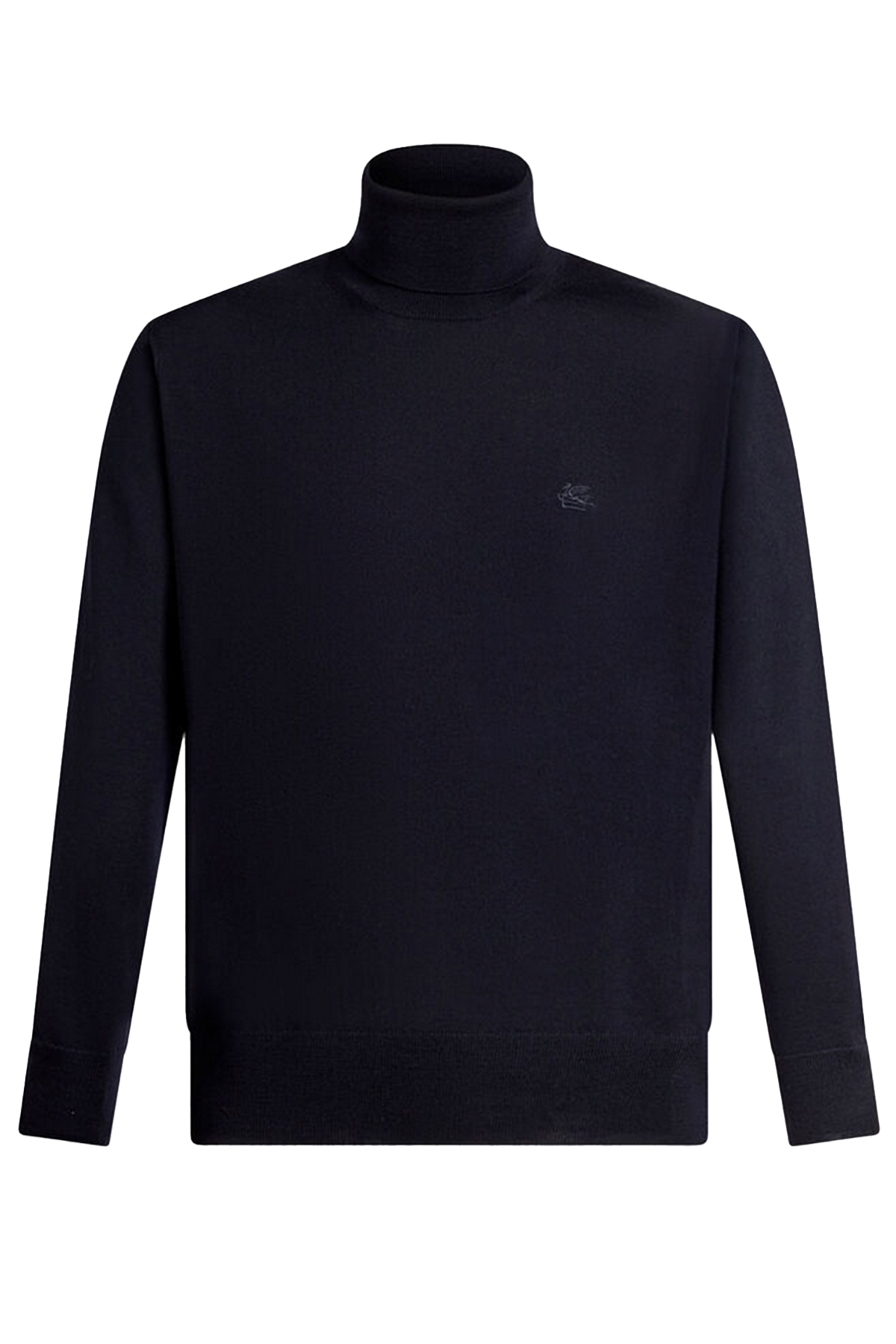 Etro Strickpullover mit T-Neck Marine-Blau MARINE-BLAU MARINE-BLAU Bild 1