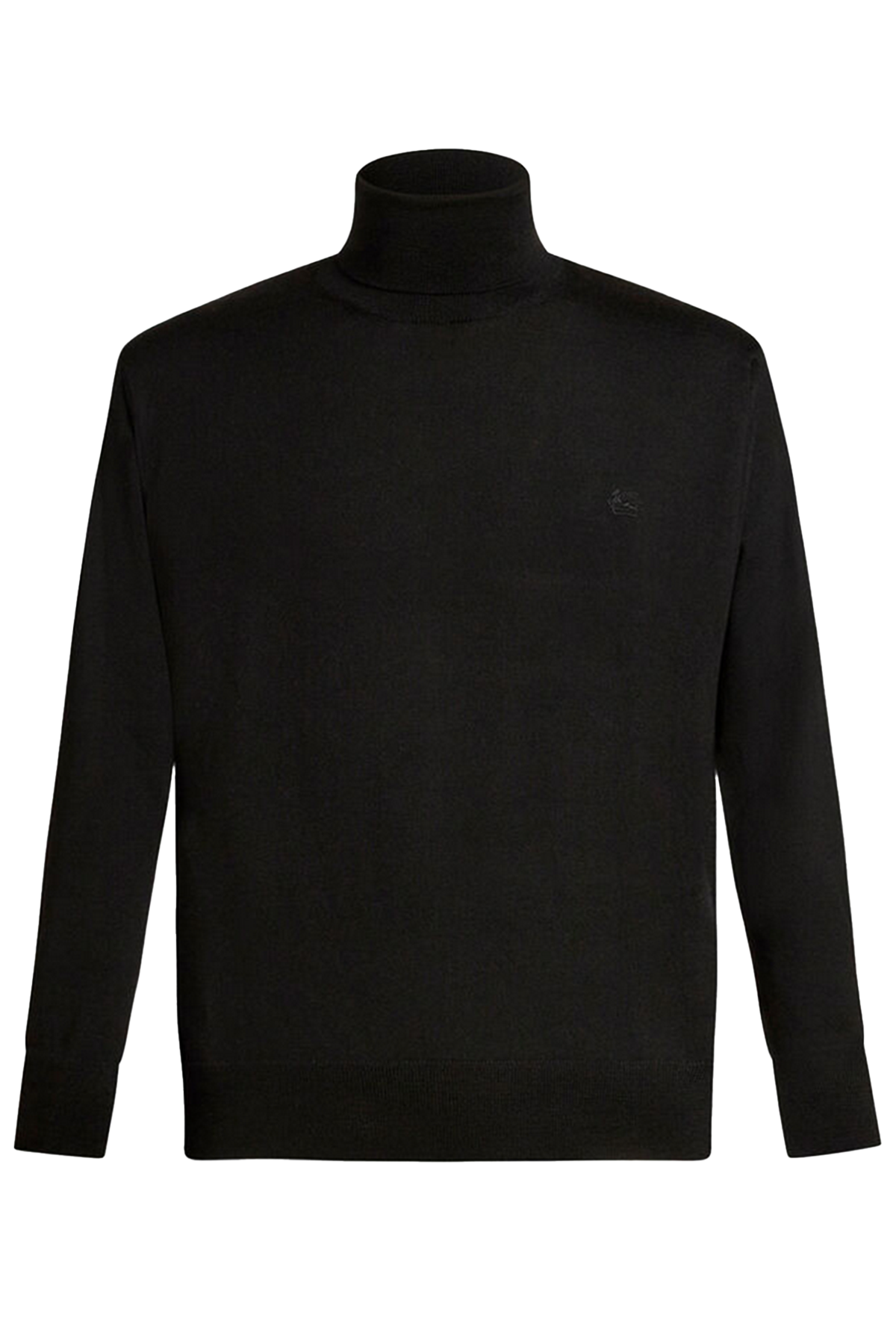 Etro Strickpullover mit T-Neck Schwarz SCHWARZ SCHWARZ Bild 1