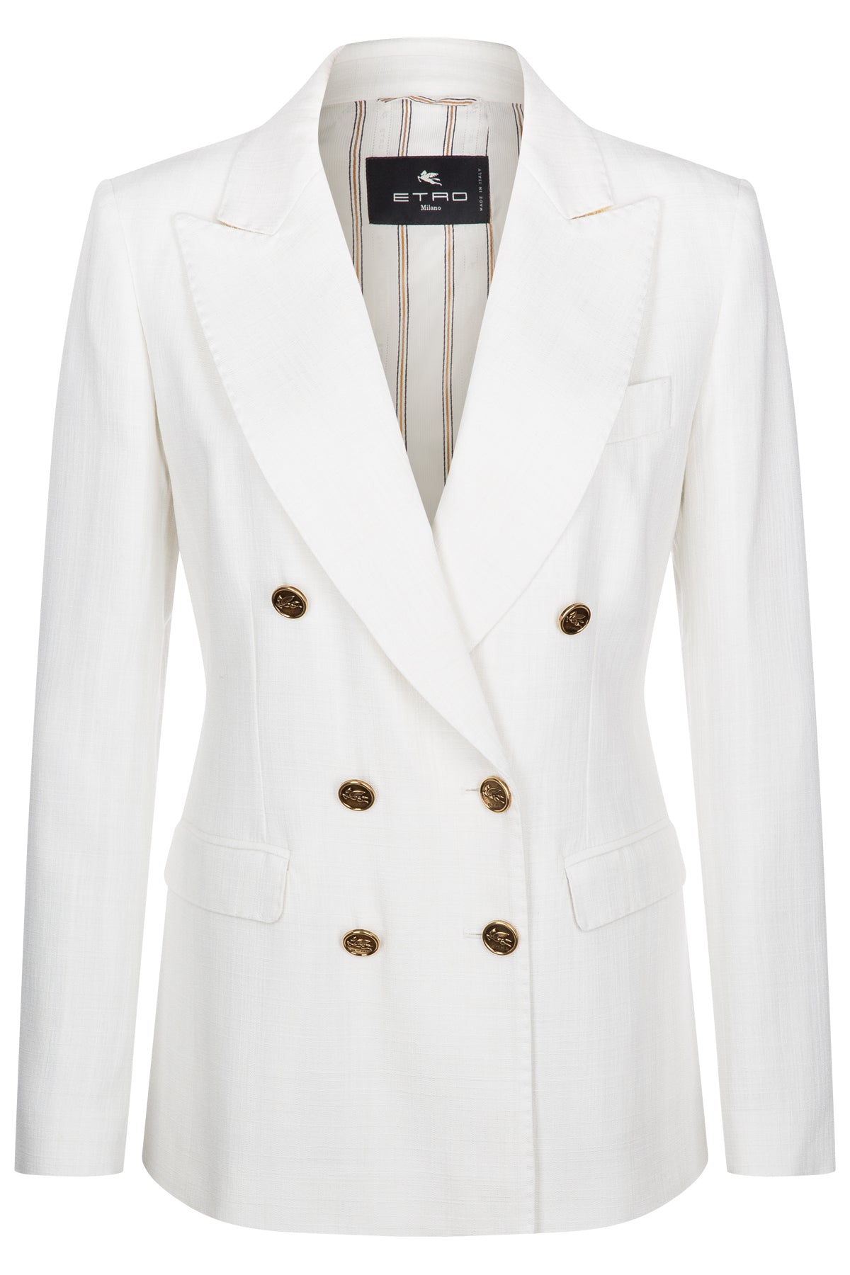 Etro zweireihiger Damen Blazer Weiss NATUR-WEISS Bild 1