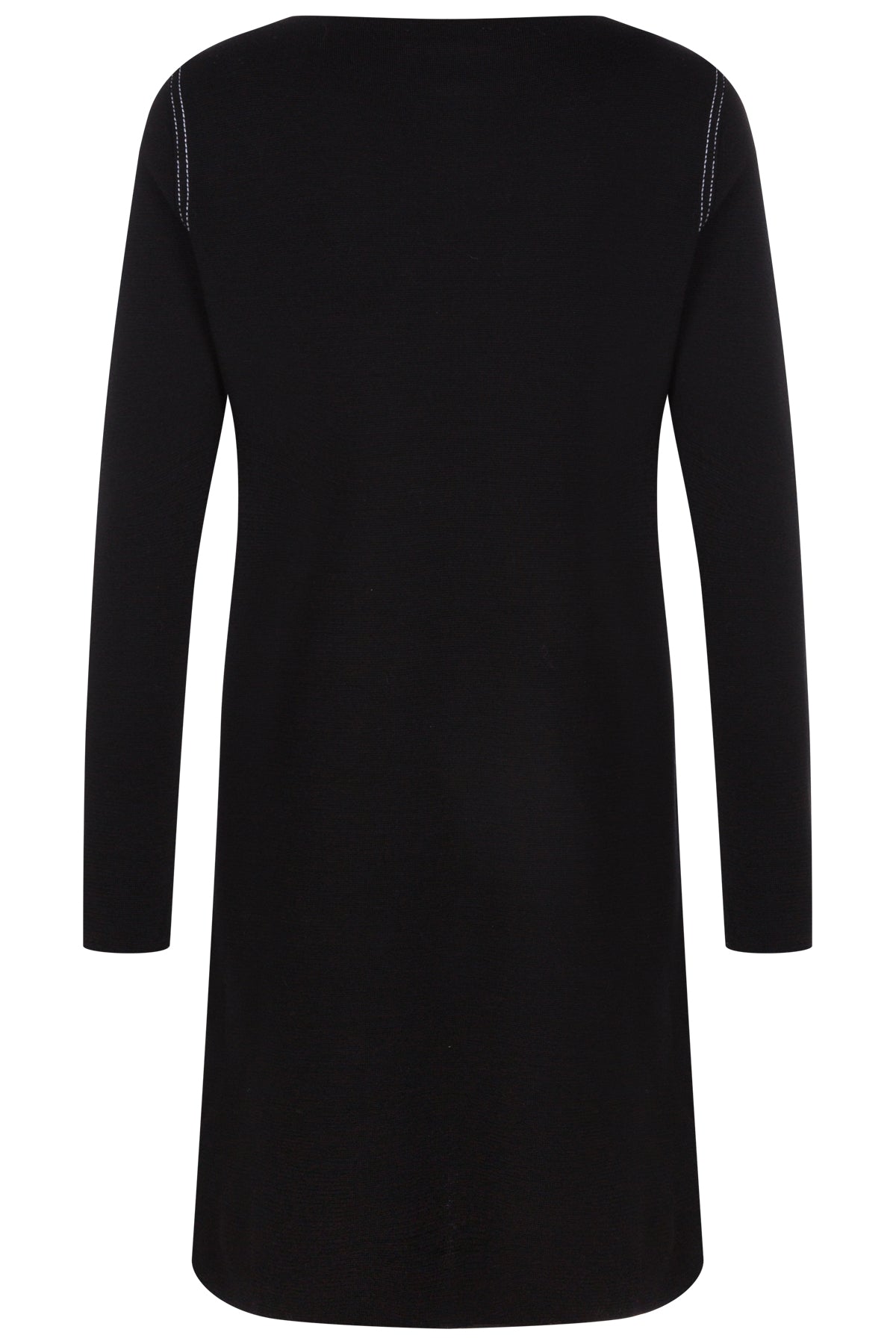 Fabiana Filippi Damen Strickkleid Schwarz SCHWARZ Bild 2