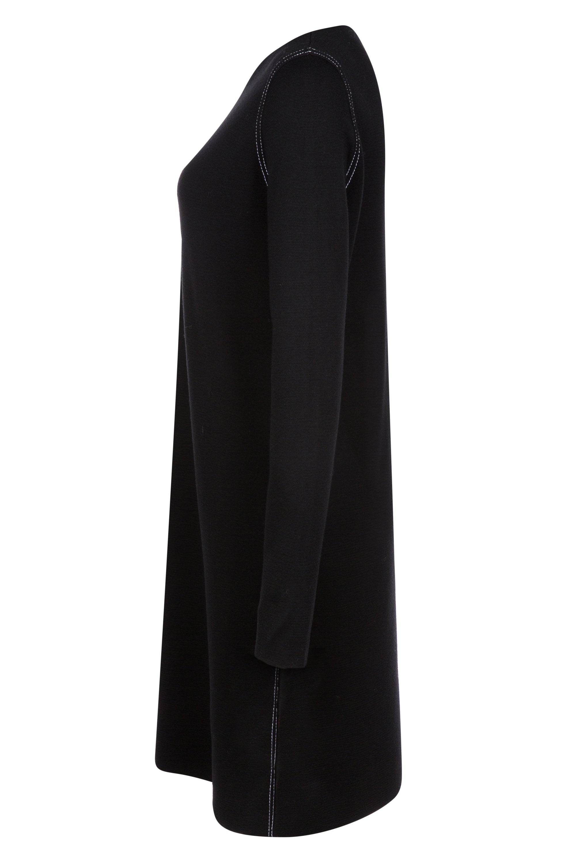 Fabiana Filippi Damen Strickkleid Schwarz SCHWARZ Bild 3