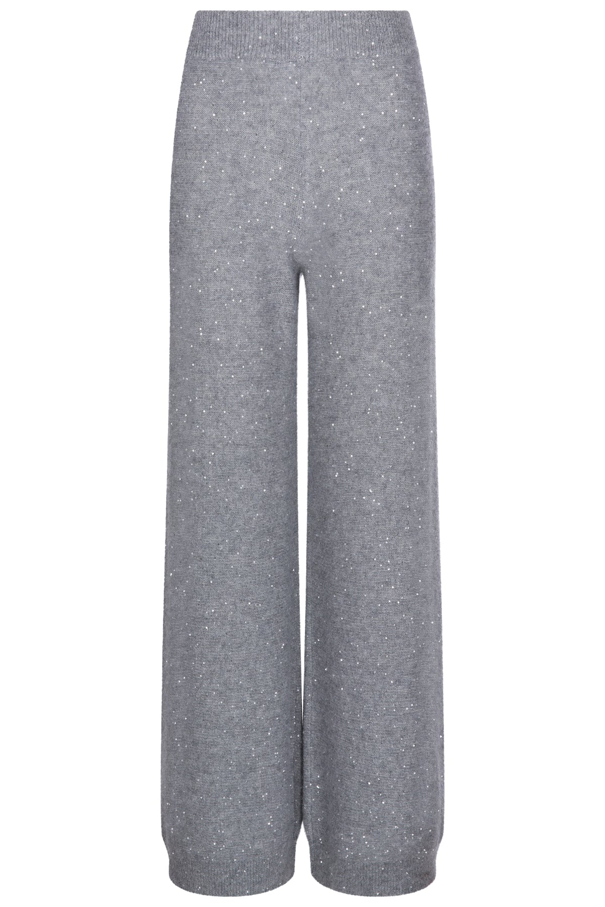 Fabiana Filippi gestrickte Damen Hose Hellgrau GRAU Bild 1
