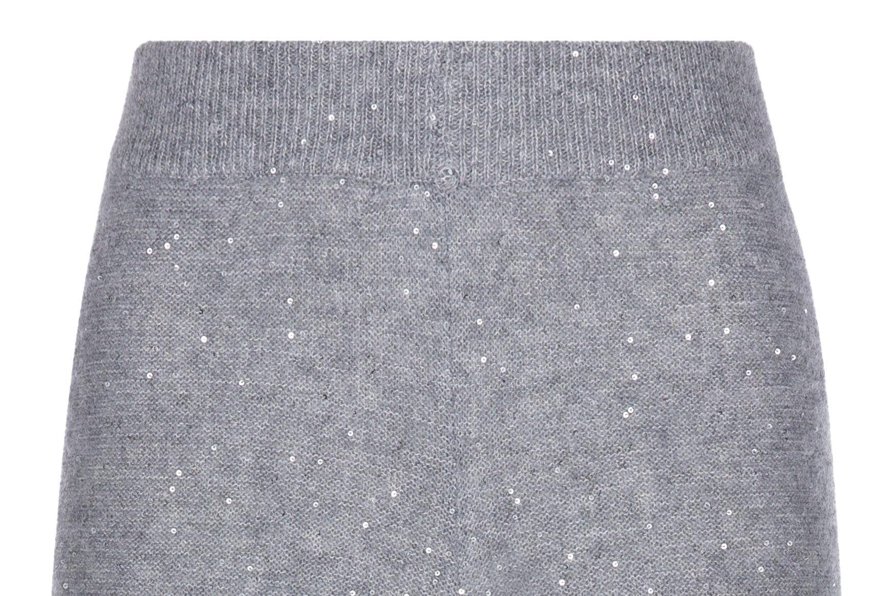 Fabiana Filippi gestrickte Damen Hose Hellgrau GRAU Bild 4