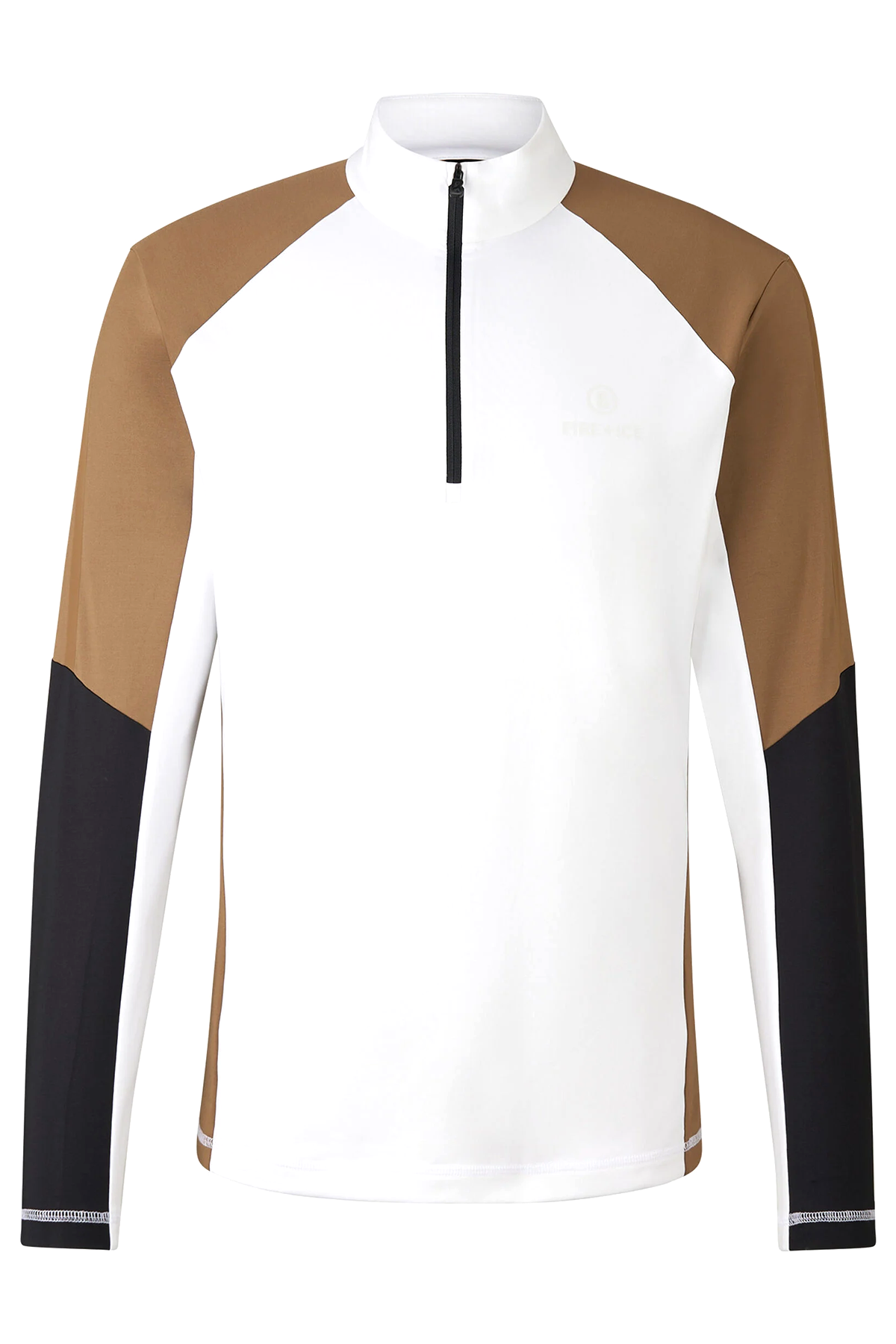 Fire & Ice Herren First Layer Skishirt Berkan Weiss/Braun 732 Bild 1