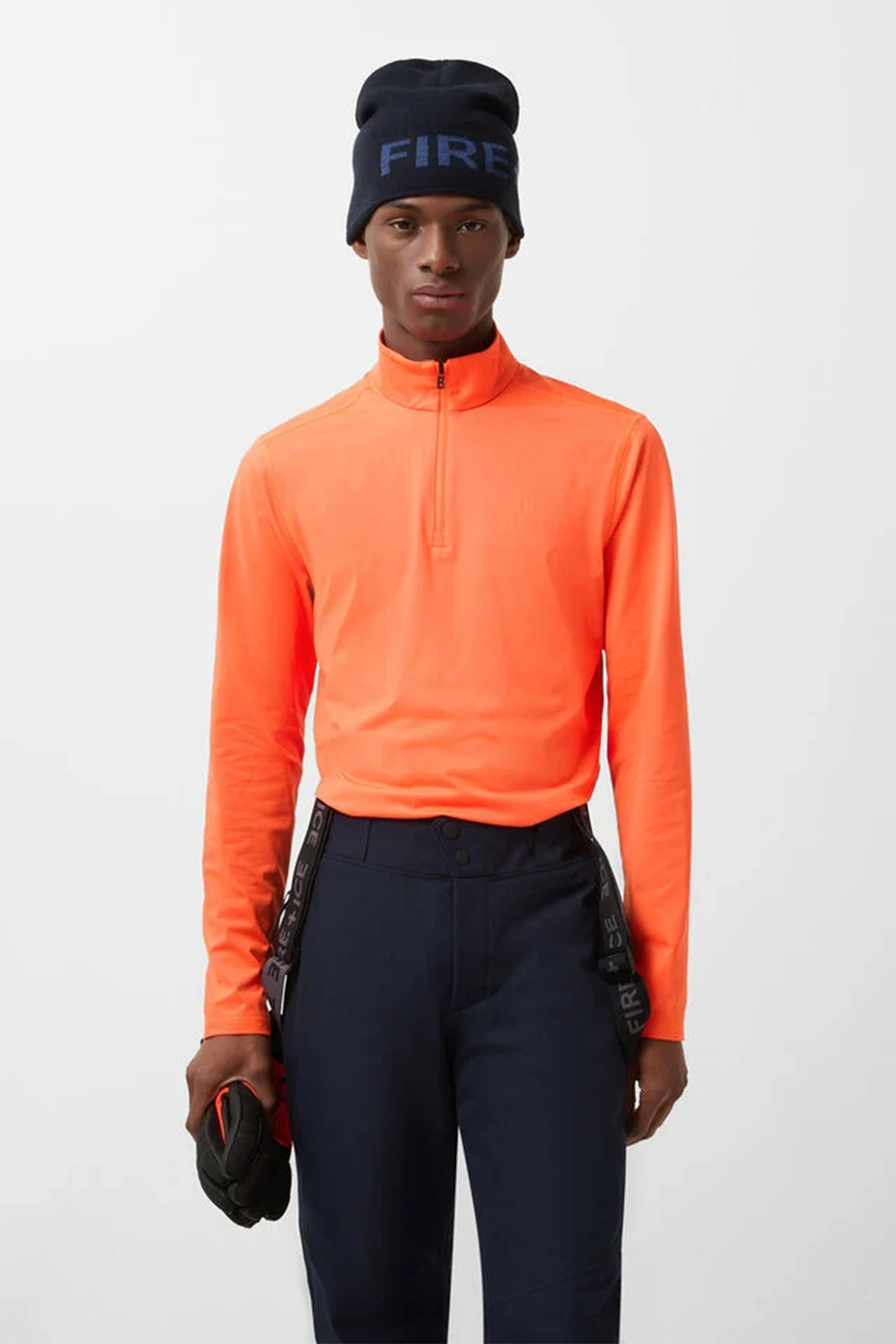 Fire & Ice Herren First Layer Skishirt Pascal Orange 538 Bild 2