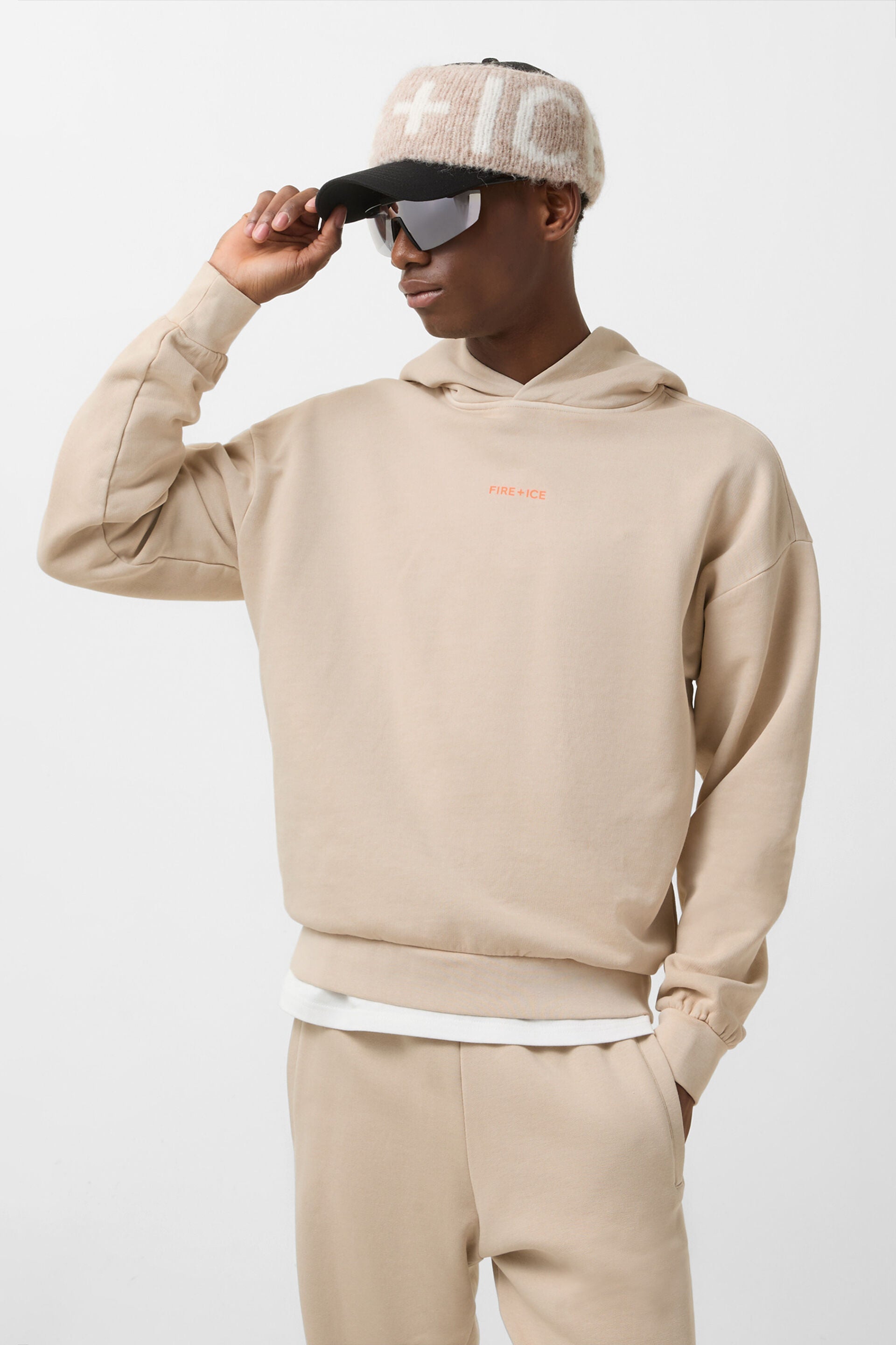 Fire & Ice Herren Hoodie Ilay Beige 764 Bild 2