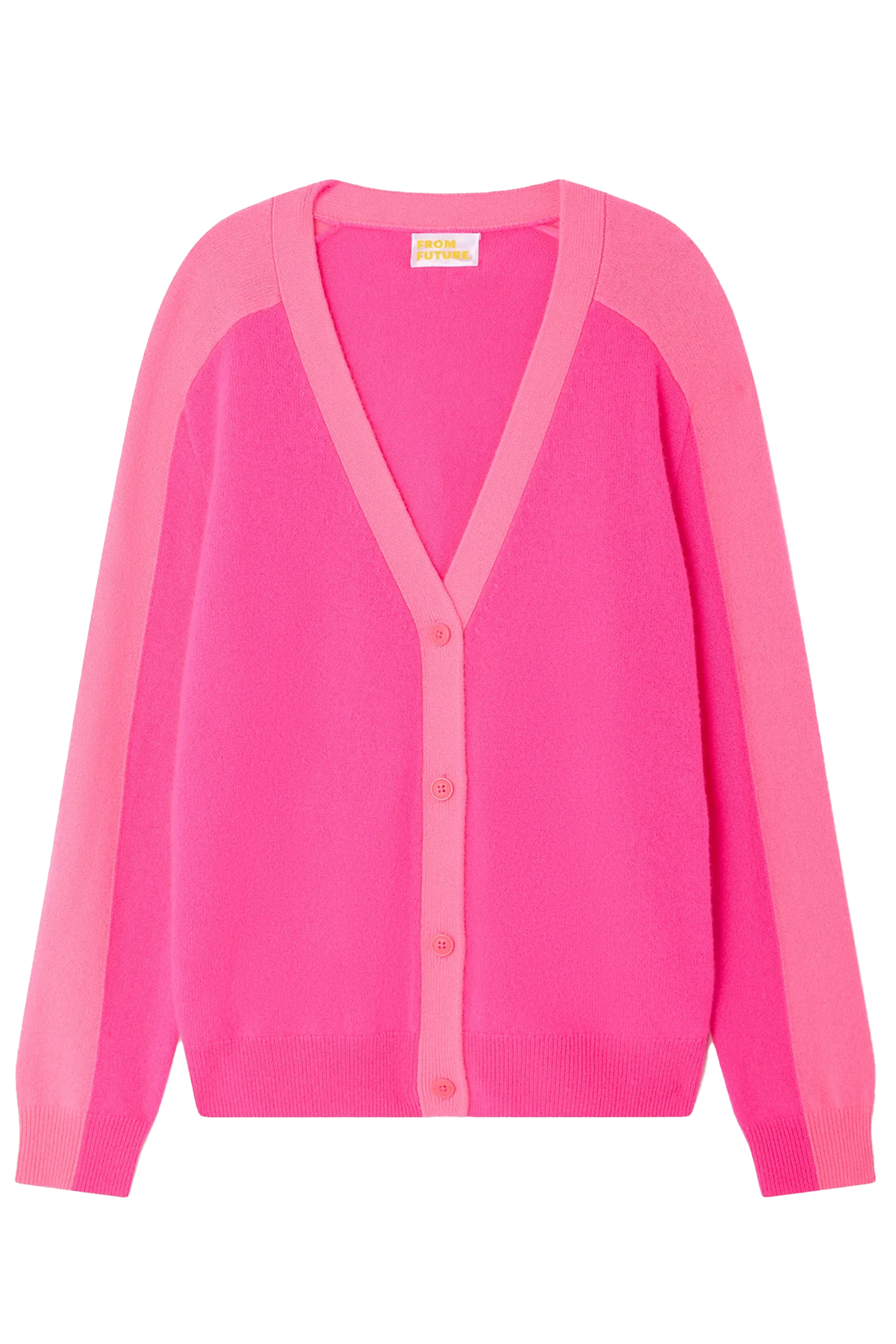 FROM FUTURE Damen Kaschmirjacke Pink PINK Bild 1