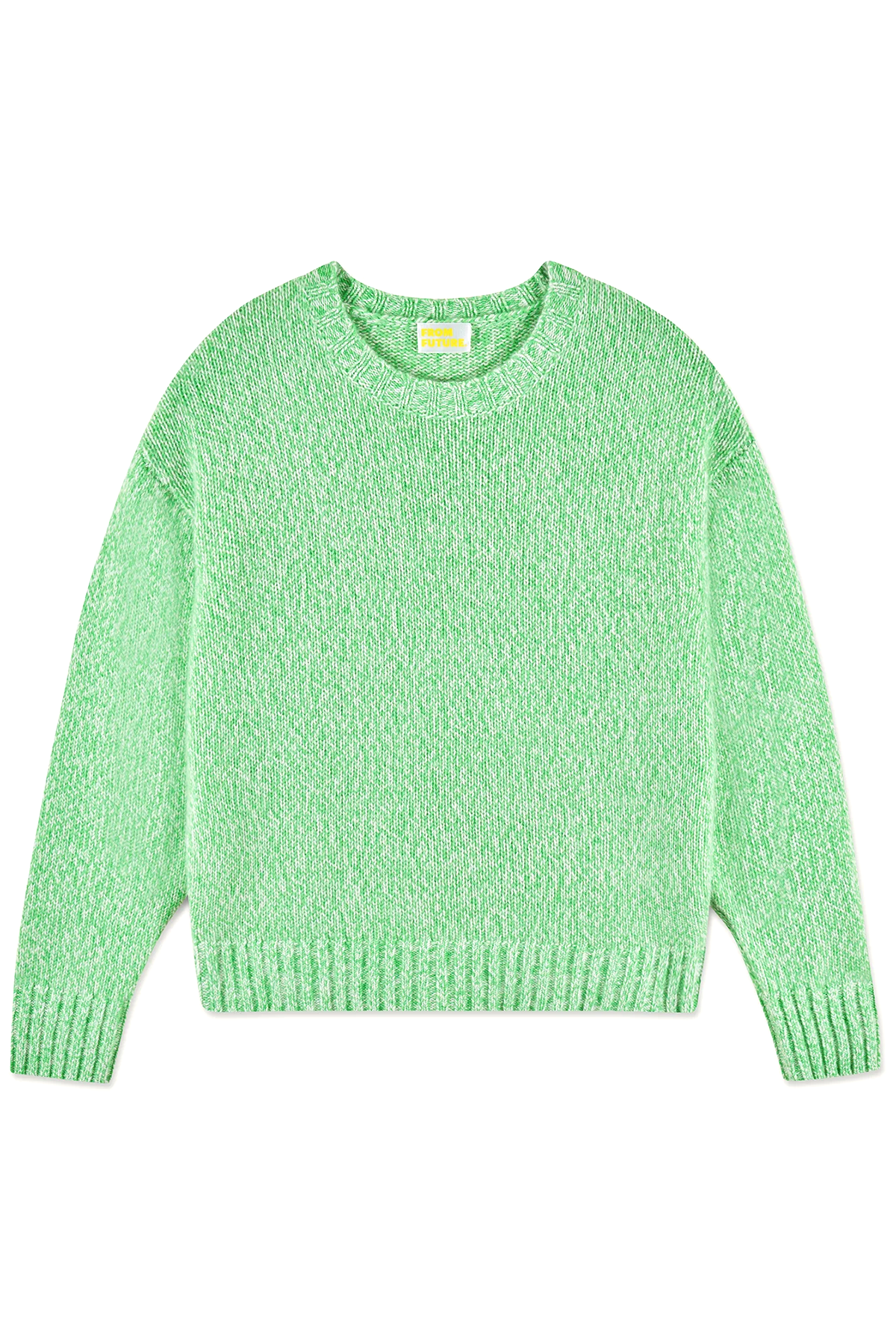 FROM FUTURE Damen Kaschmirpullover Hellgrün HELLGRÜN Bild 1