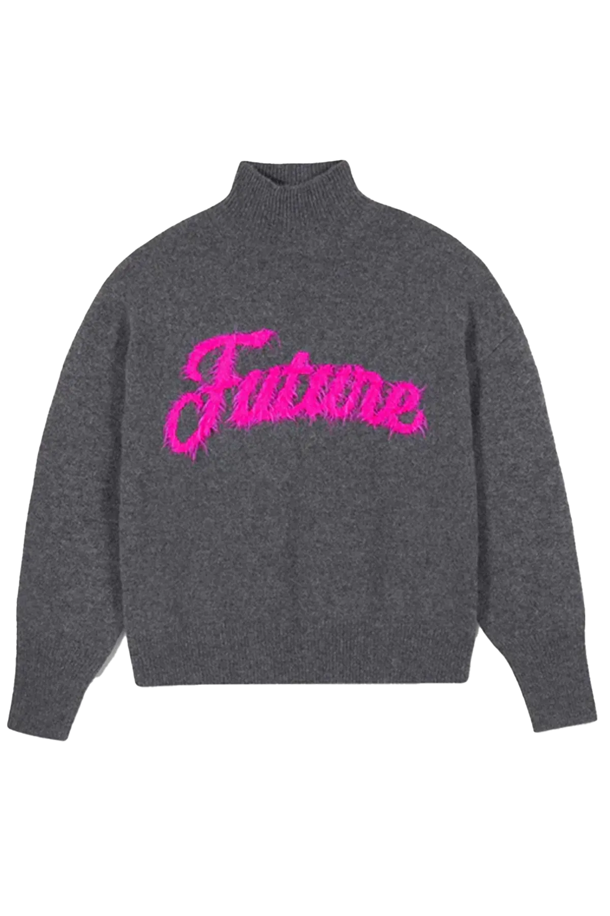 FROM FUTURE Damen Kaschmirpullover mit Stehkragen Anthrazit 1503 ANTHRACITE F Bild 1