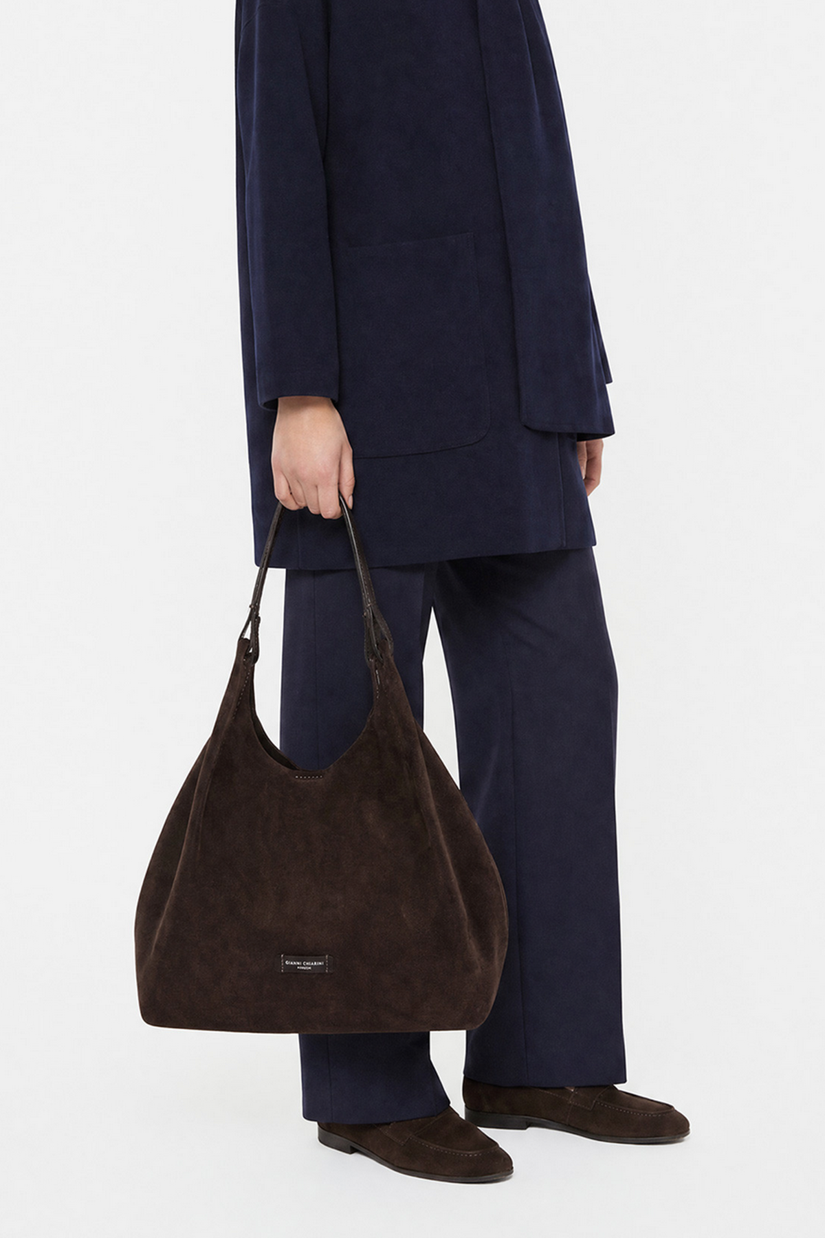Gianni Chiarini Damen Handtasche Dua Moka DUNKELBRAUN Bild 2