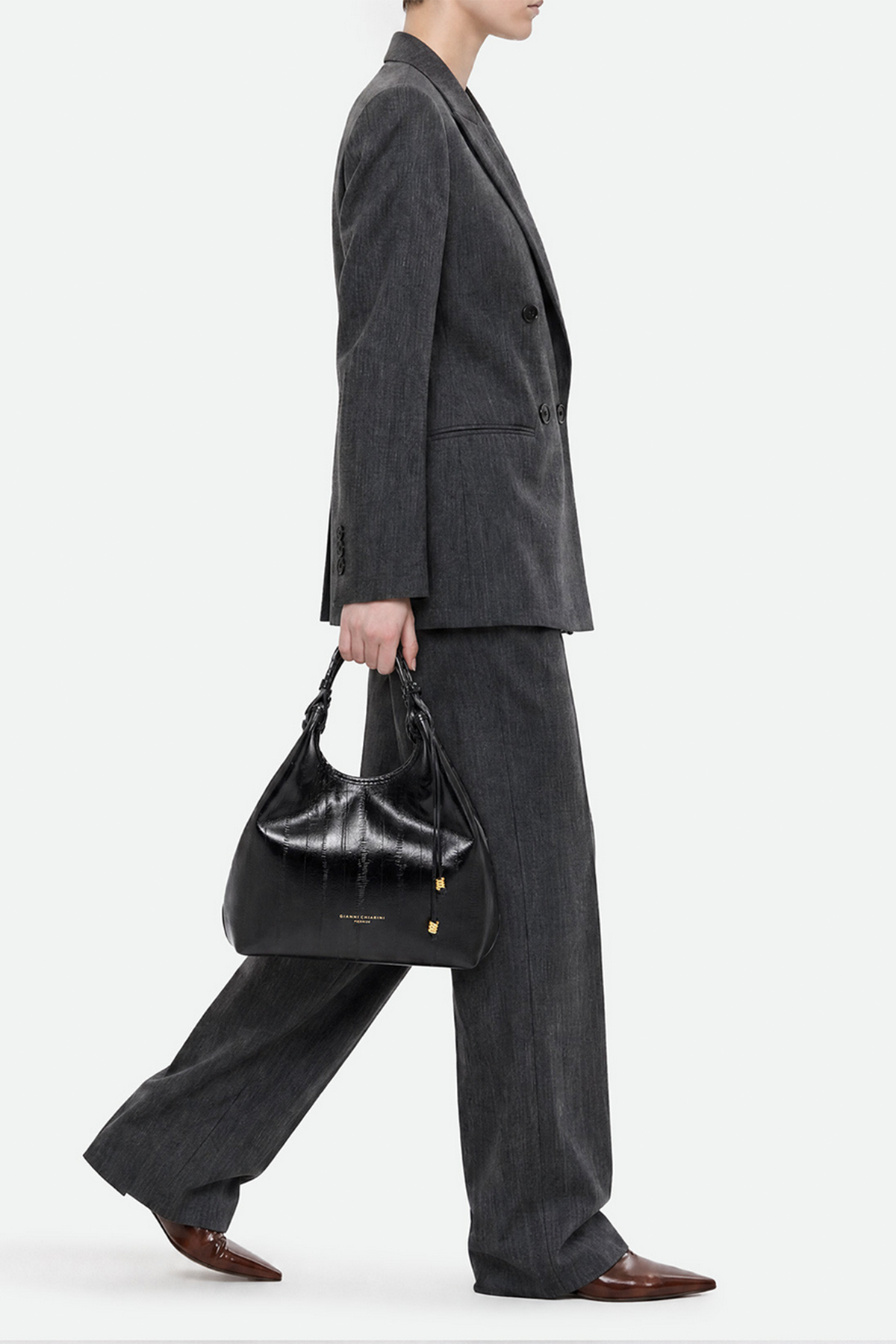 Gianni Chiarini Damen Handtasche Dua Nero SCHWARZ Bild 2