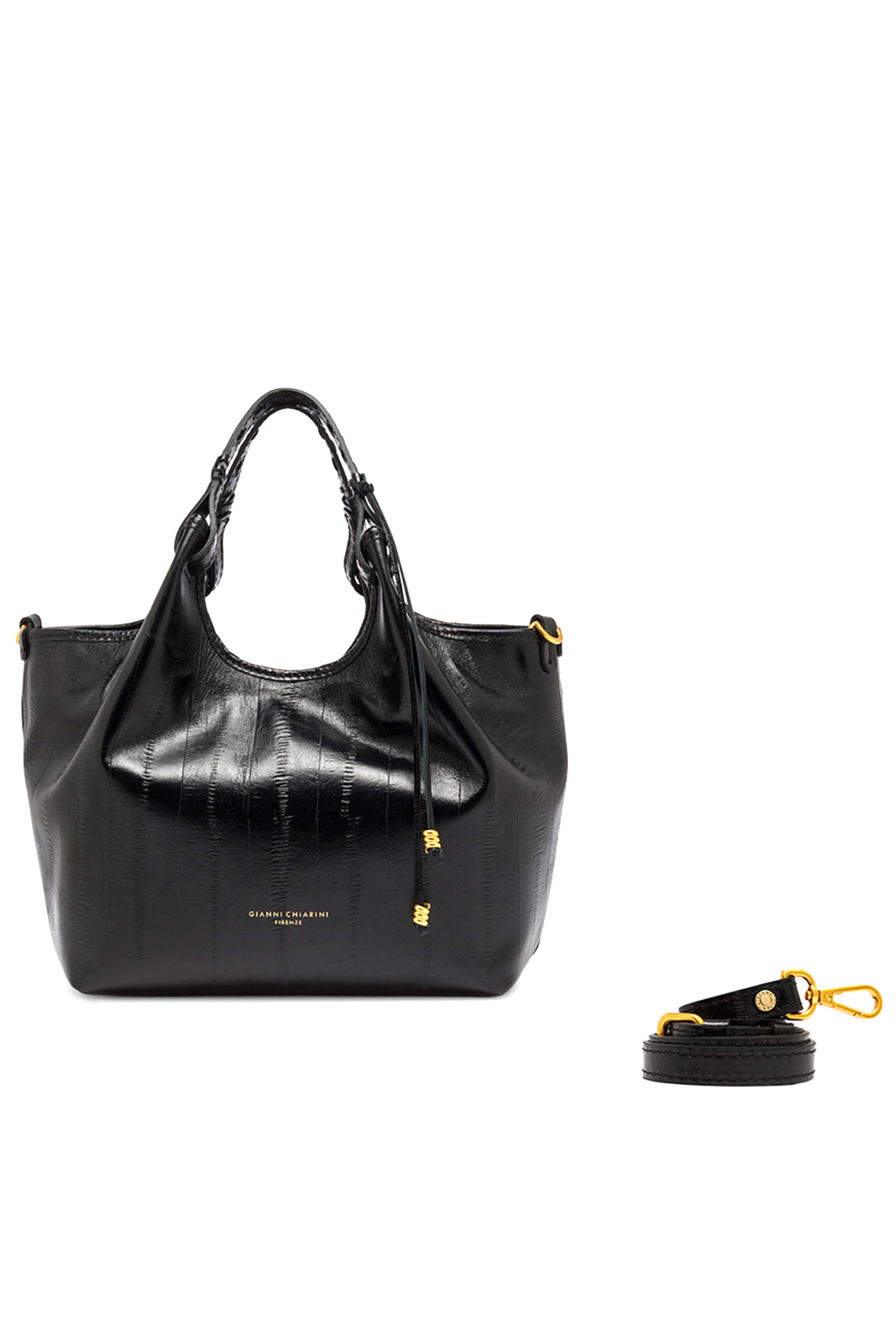 Gianni Chiarini Damen Handtasche Dua Nero SCHWARZ Bild 3