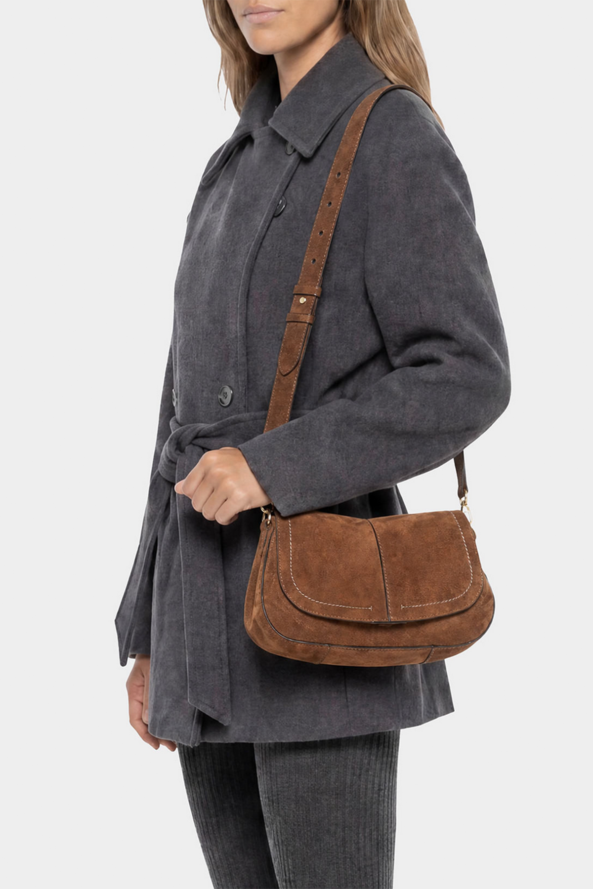 Gianni Chiarini Damen Handtasche Helena Round Coganc COGNAC-BRAUN Bild 2