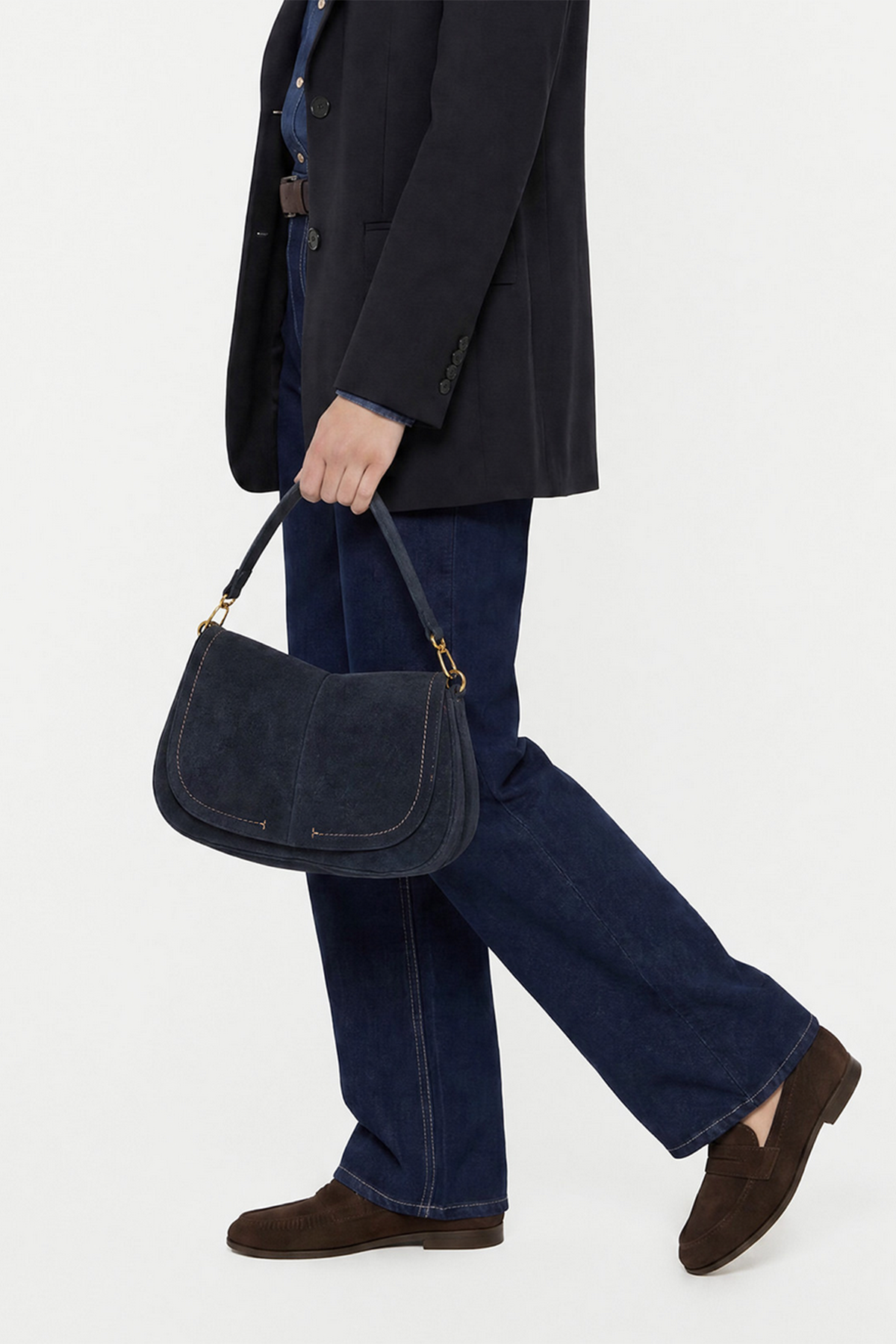 Gianni Chiarini Damen Handtasche Helena Round Notturno MARINE-BLAU Bild 3