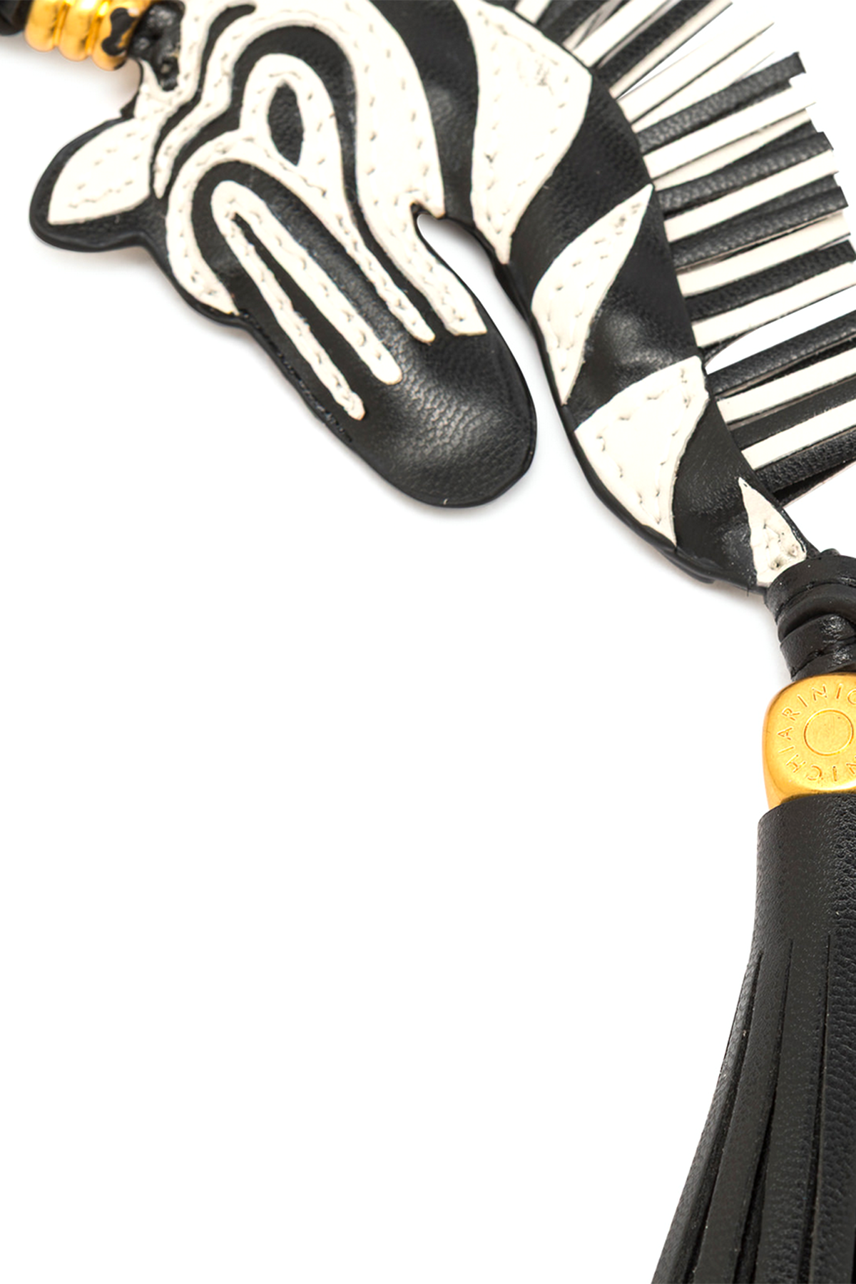 Gianni Chiarini Schlüsselanhänger Zebra Schwarz/Weiss BIANCO-NERO Bild 2