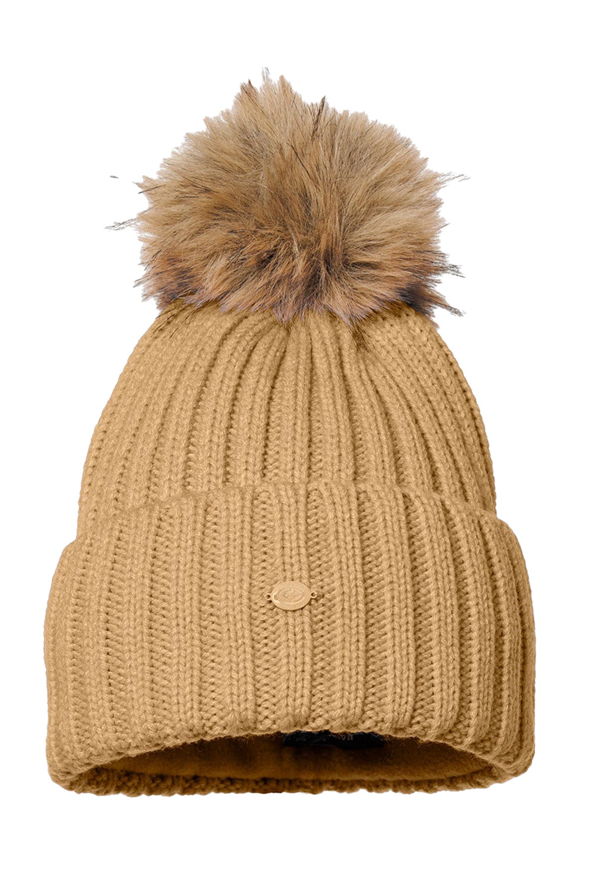 Goldbergh Damen Bommelmütze Una Caramello BEIGE Bild 1