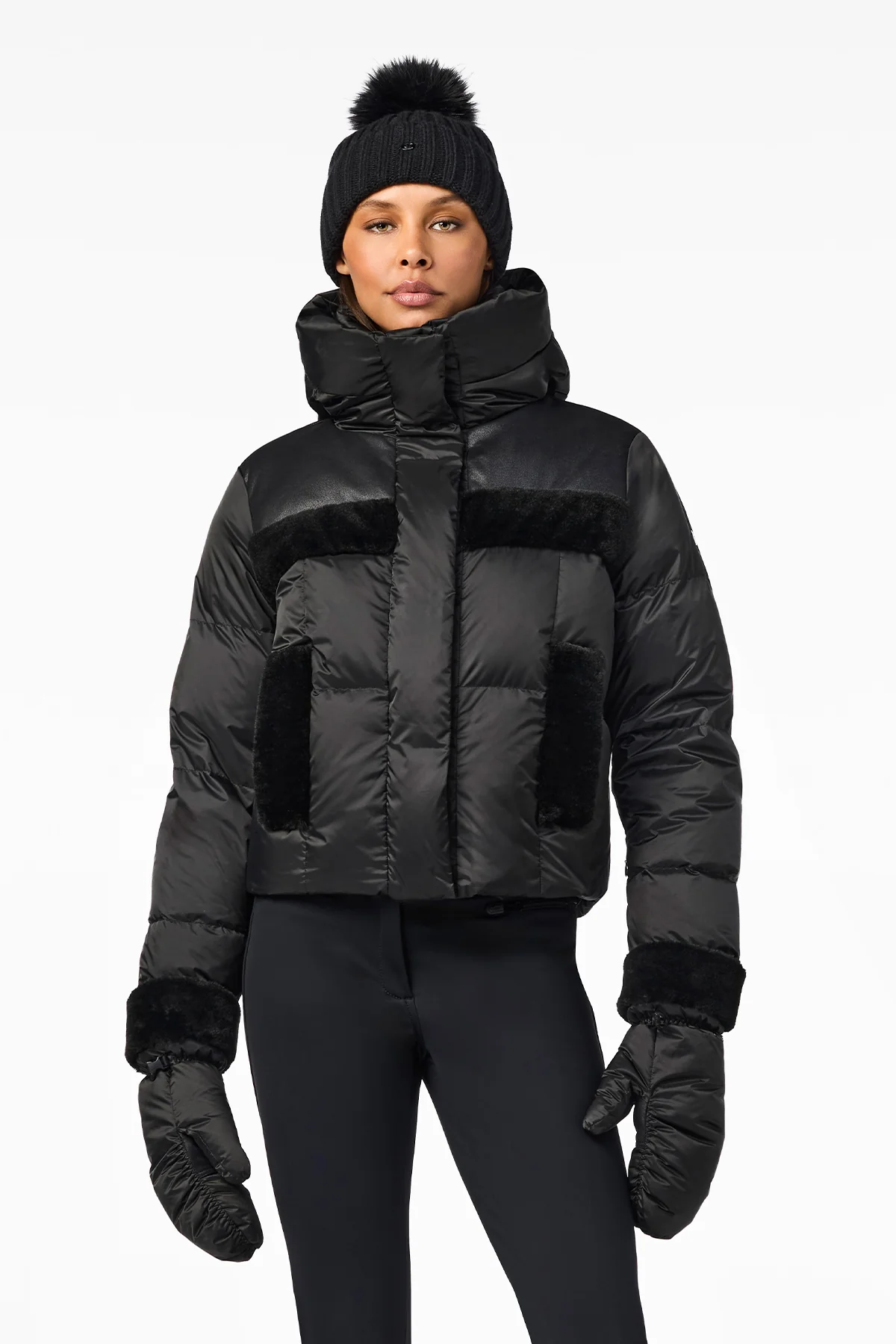 Goldbergh Damen Daunenjacke Rin Schwarz 9000 black Bild 3
