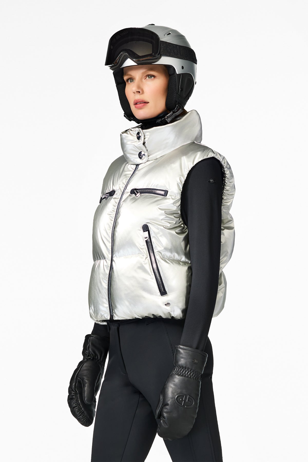 Goldbergh Damen Daunenweste Éclat Silber 9100 silver Bild 2