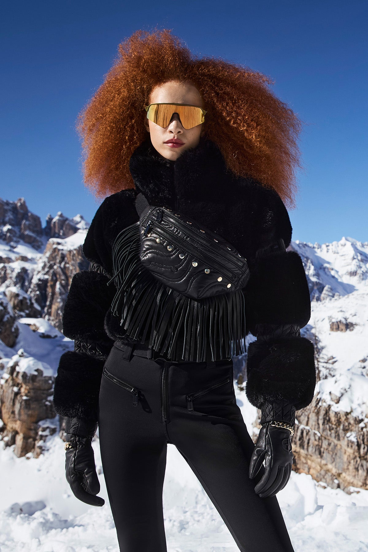 Goldbergh Damen Gürteltasche Sorriso Schwarz SCHWARZ Bild 2