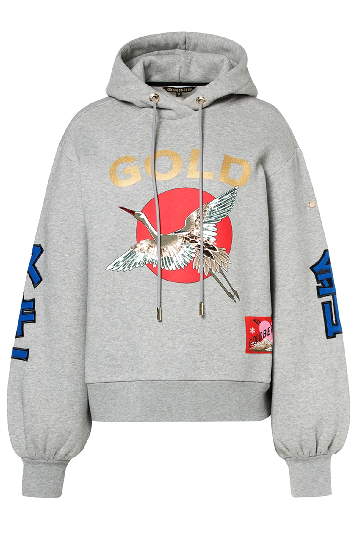 Goldbergh Damen Hoodie Tobu Grey Melange 9010 grey melange Bild 1