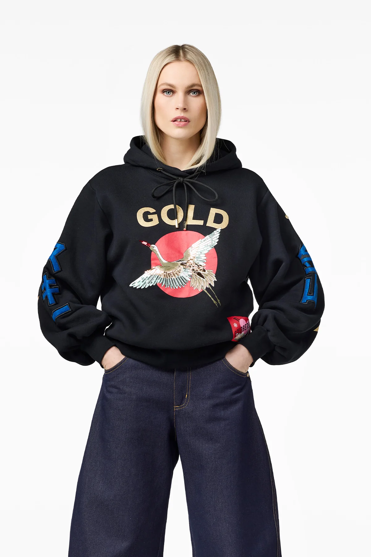 Goldbergh Damen Hoodie Tobu Schwarz 9000 black Bild 2