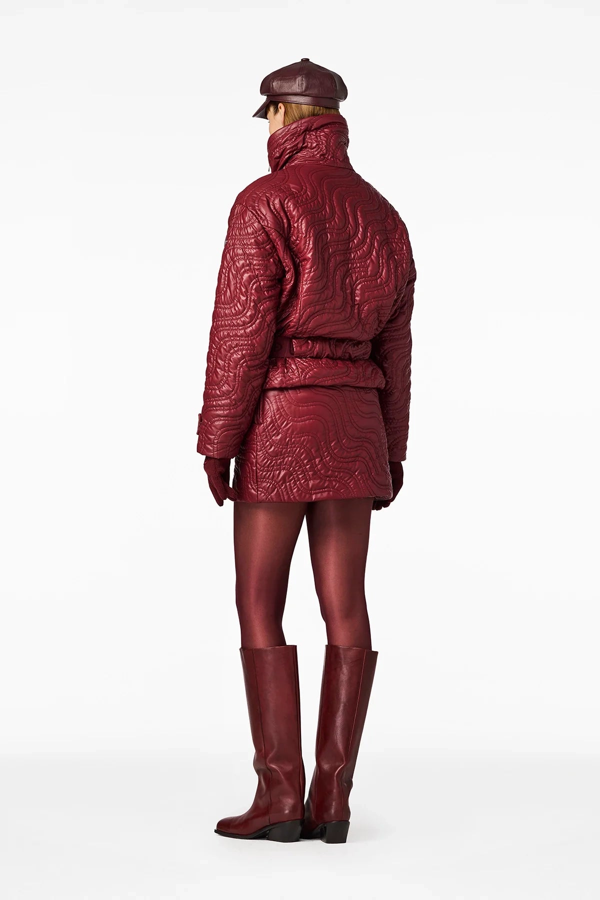 Goldbergh Damen Kunstlederjacke Maya Vino Rosso ROT Bild 4