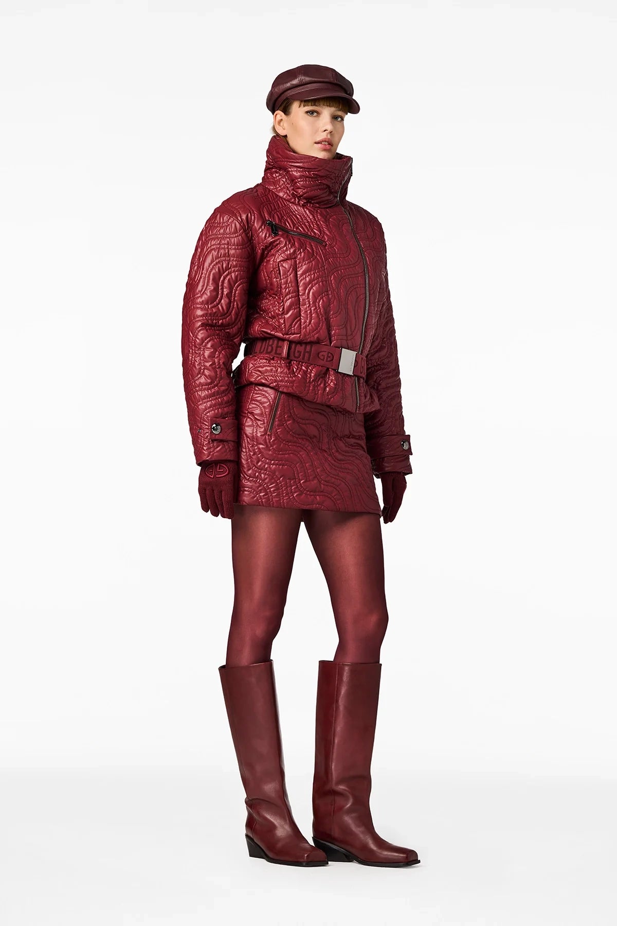 Goldbergh Damen Kunstlederjacke Maya Vino Rosso ROT Bild 5