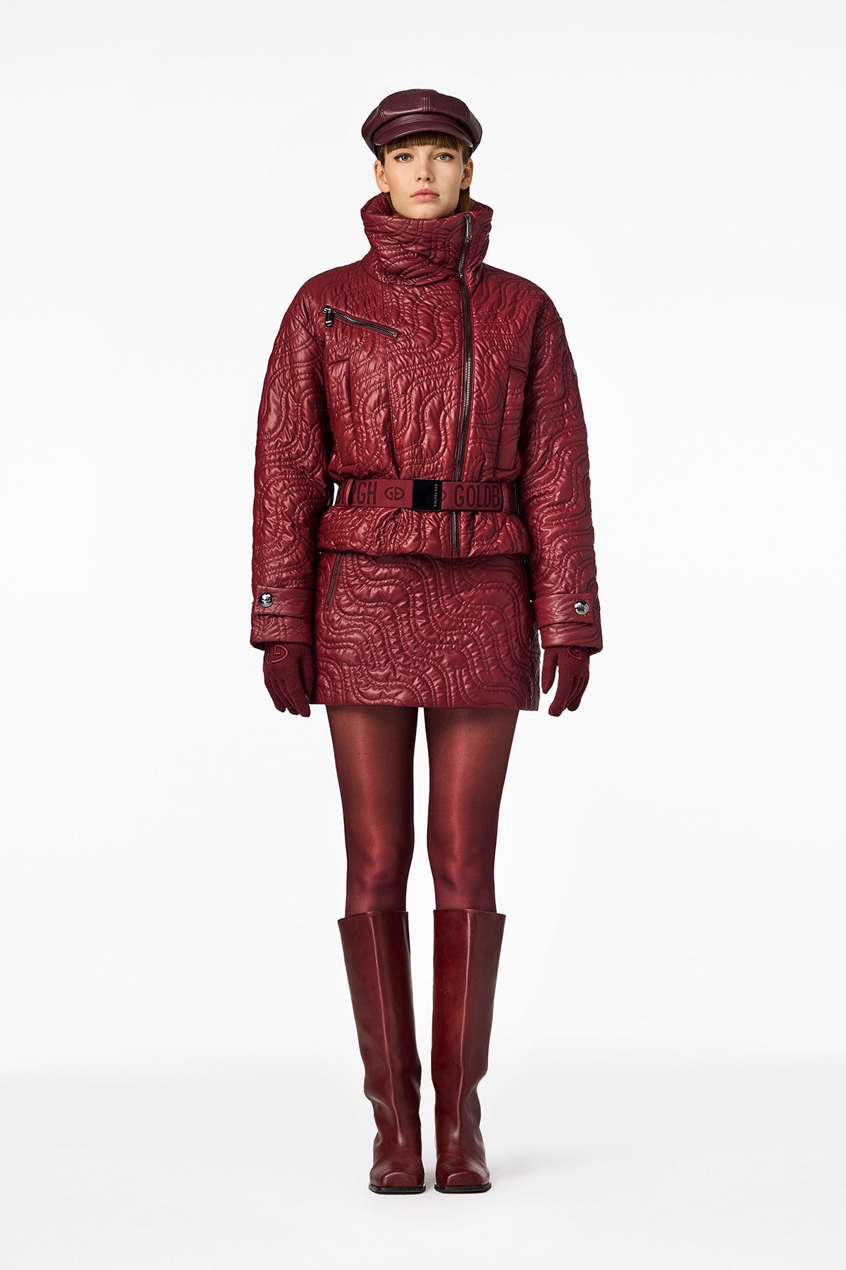 Goldbergh Damen Kunstlederjacke Maya Vino Rosso ROT Bild 6