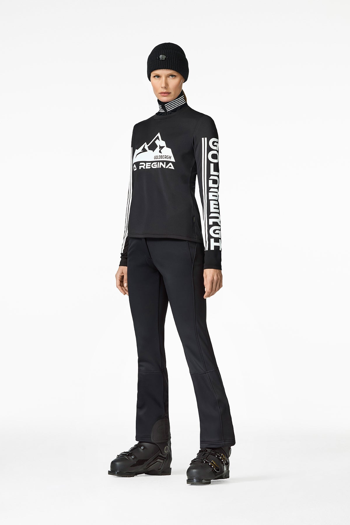 Goldbergh Damen Langarmshirt Rosanna Schwarz SCHWARZ Bild 3