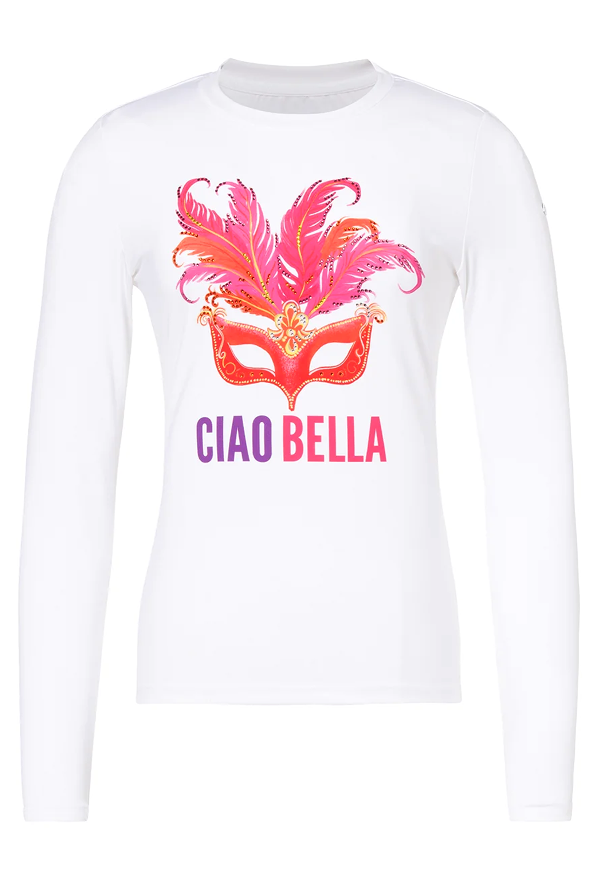 Goldbergh Damen Langarmshirt Scarlet Weiss WEISS Bild 1