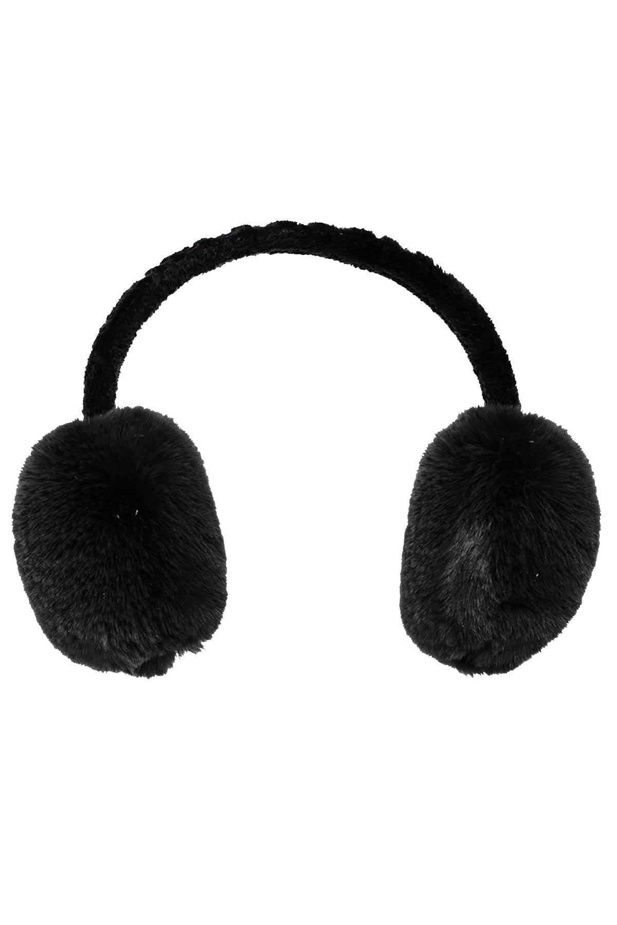Goldbergh Damen Ohrenwärmer Fluffy Schwarz 9000 black Bild 1