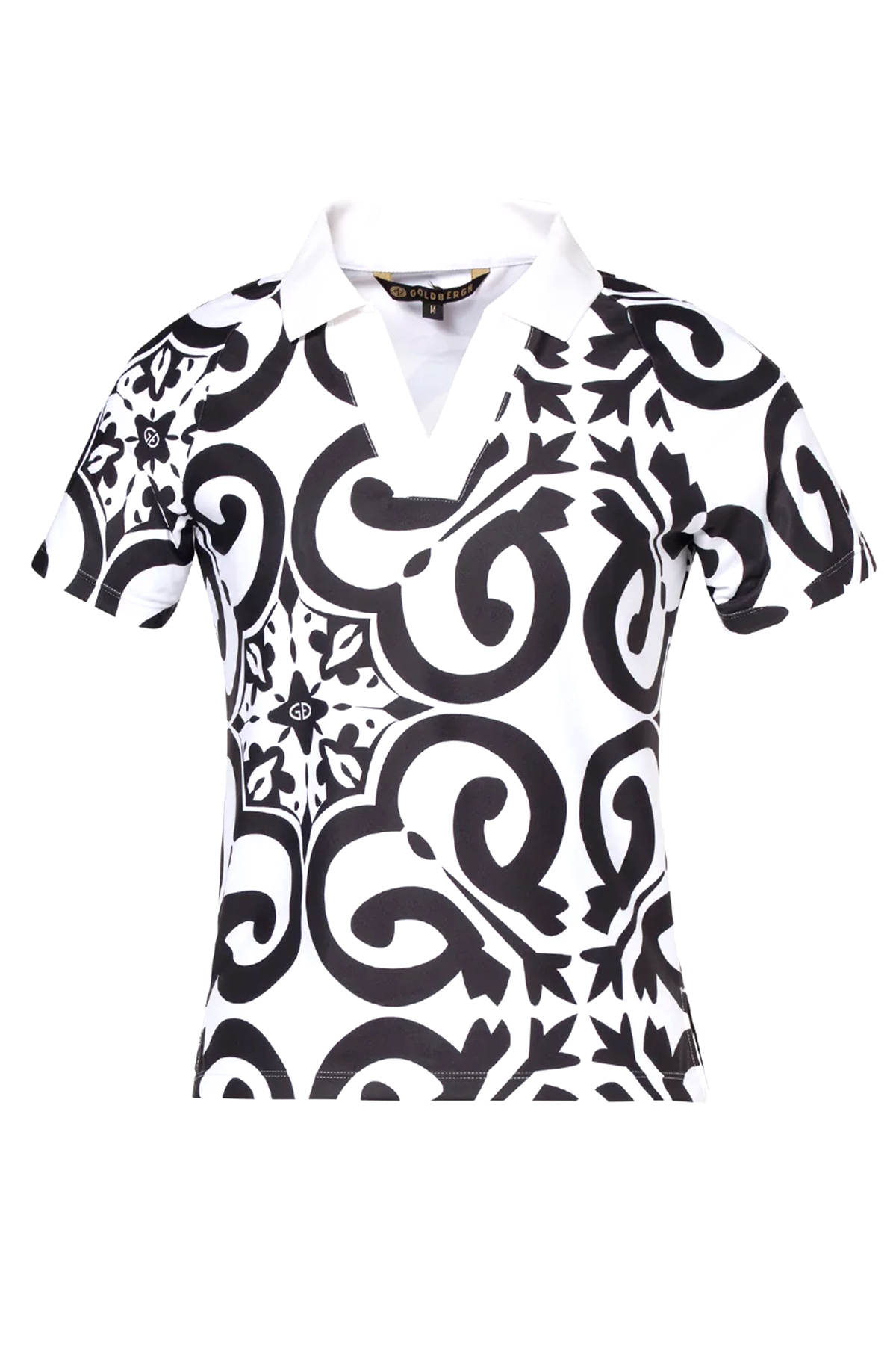 Goldbergh Damen Poloshirt Azore Schwarz/Weiss SCHWARZ Bild 1