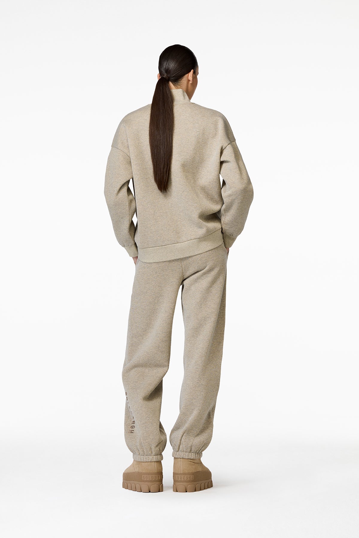 Goldbergh Damen Pullover Sizzle, Beige GRAU Bild 3