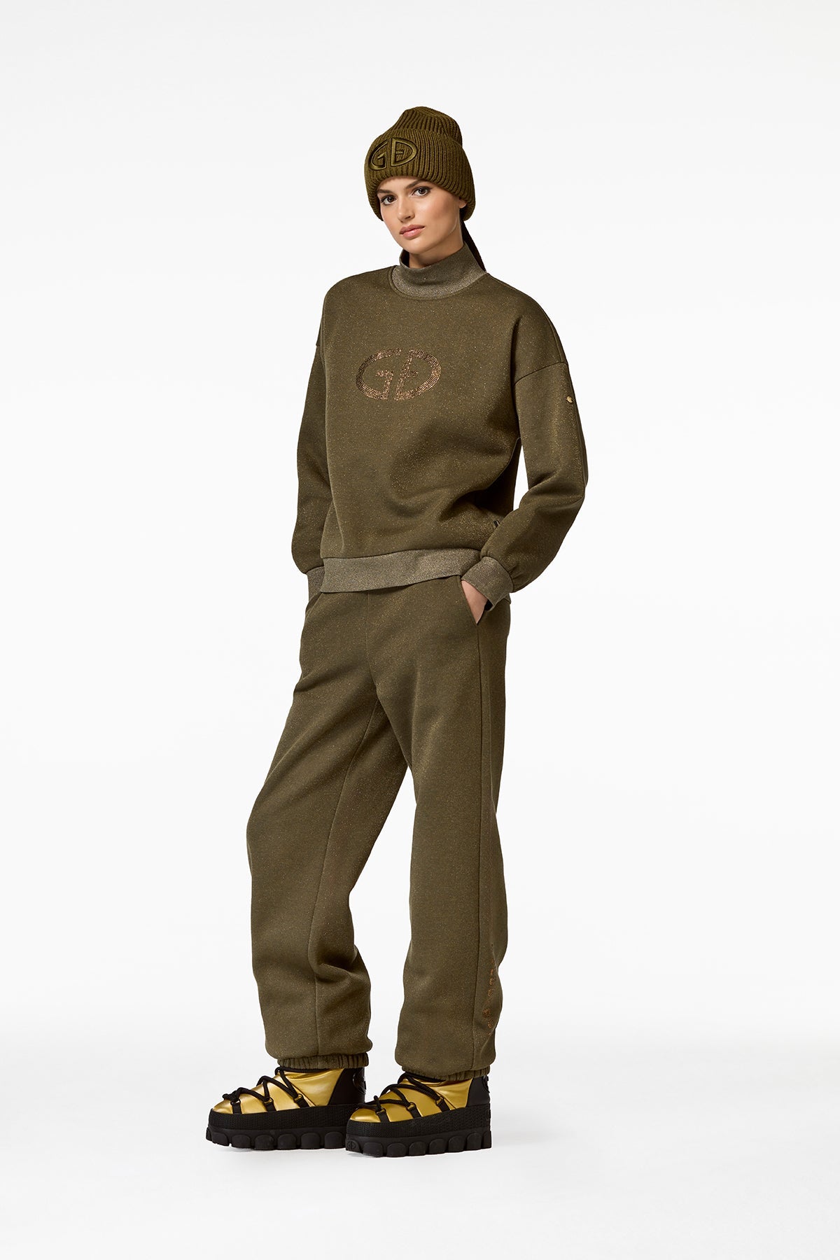 Goldbergh Damen Pullover Sizzle, Olive OLIVE Bild 3