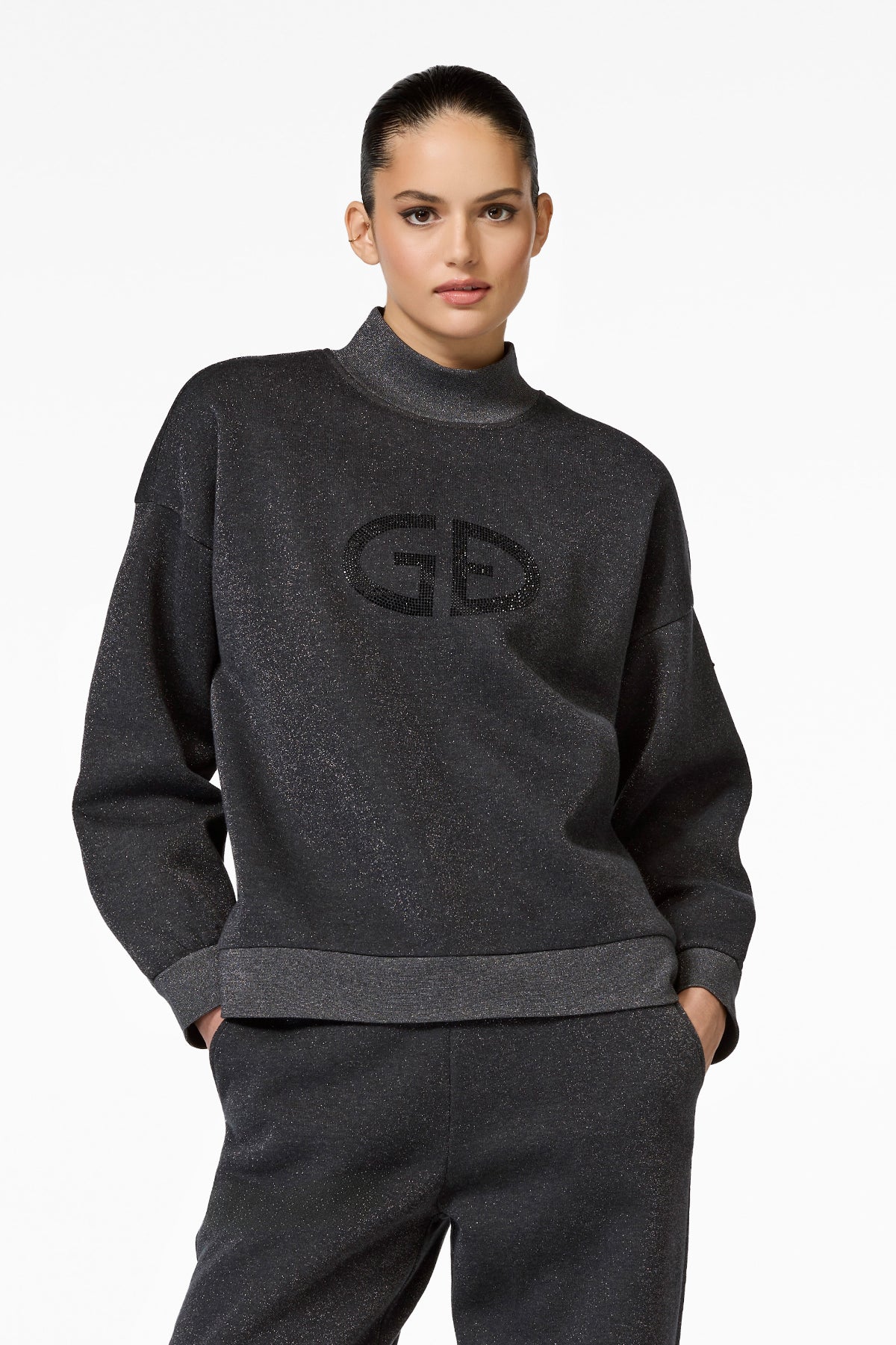 Goldbergh Damen Pullover Sizzle, Schwarz SCHWARZ Bild 2