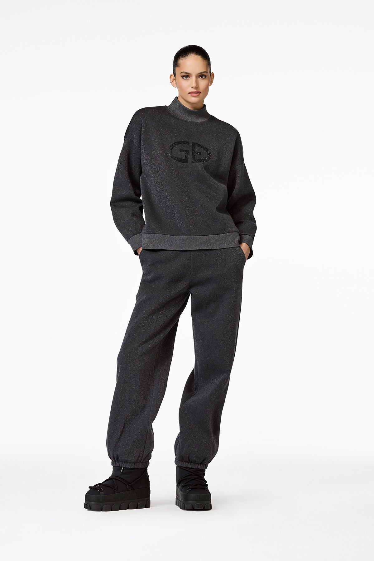 Goldbergh Damen Pullover Sizzle, Schwarz SCHWARZ Bild 3