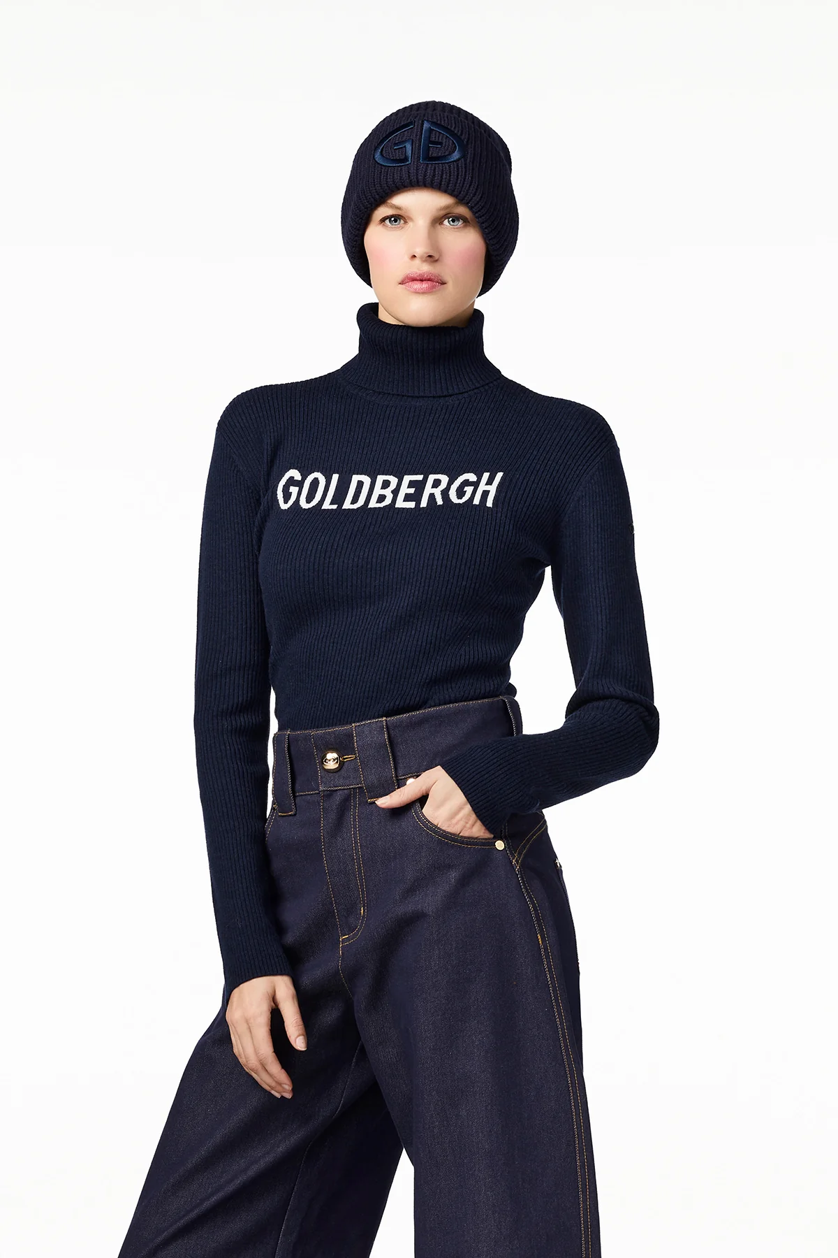 Goldbergh DameN Rollkragenpullover Fira French Blue 5635 french blue Bild 2