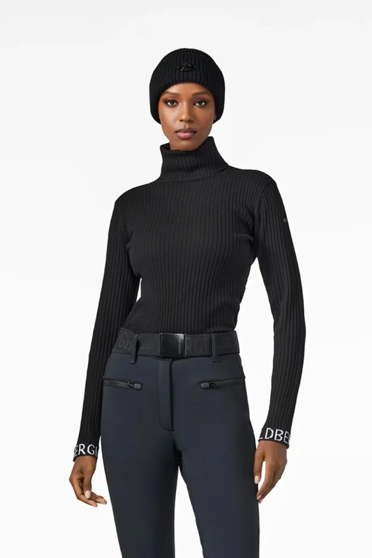 Goldbergh Damen Rollkragenpullover Mira Schwarz 9000 black Bild 2