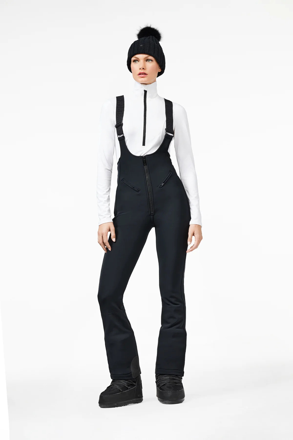 Goldbergh Damen Ski Latzhose Phoebe Schwarz SCHWARZ Bild 2