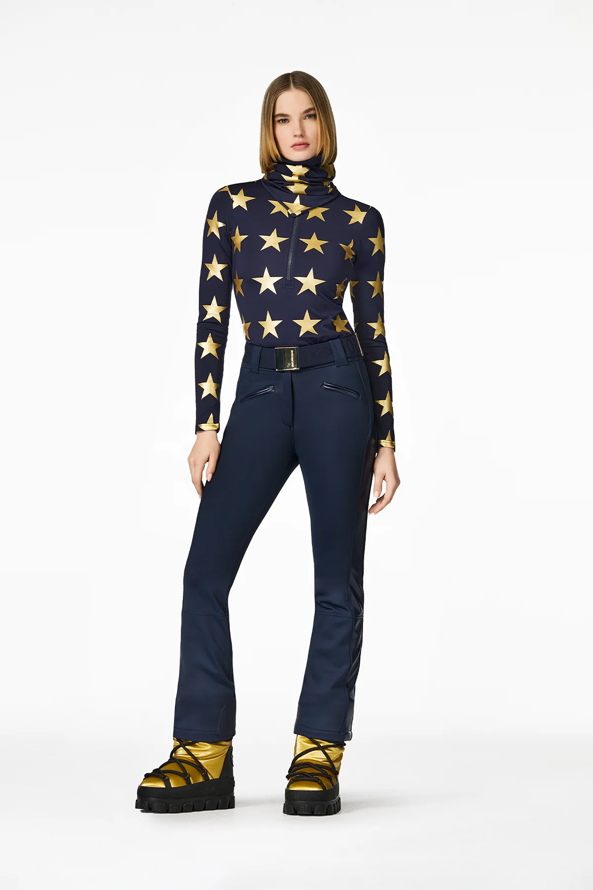 Goldbergh Damen Ski-Pulli Lunaria French Blue MARINE-BLAU Bild 2