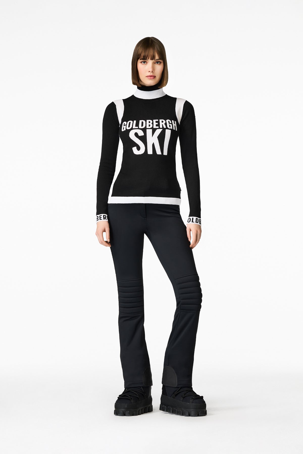 Goldbergh Damen Ski-Strickpullover Noemi Schwarz 9000 black Bild 2