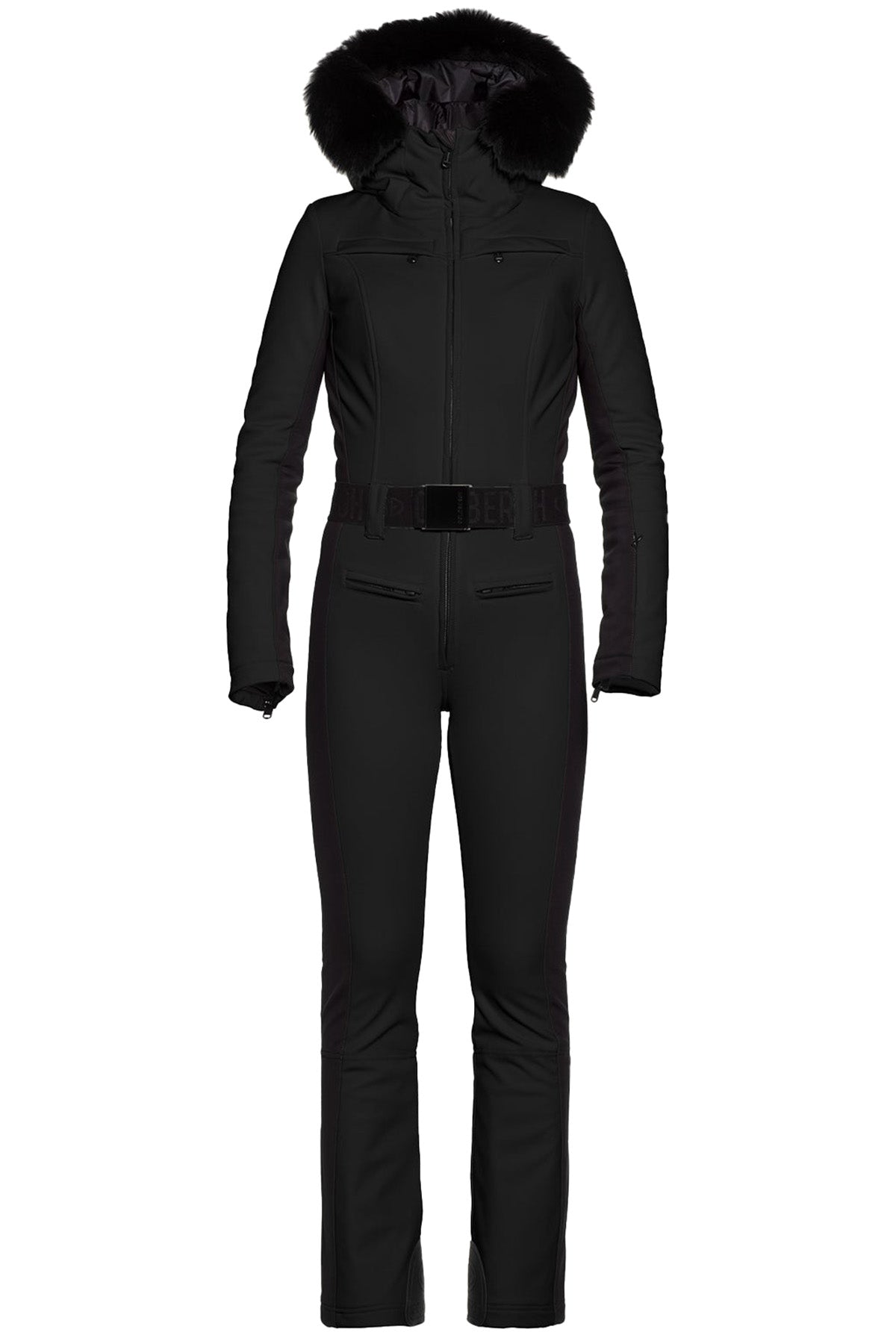 Goldbergh Damen Skianzug Parry Faux Border Schwarz 9000 black Bild 1