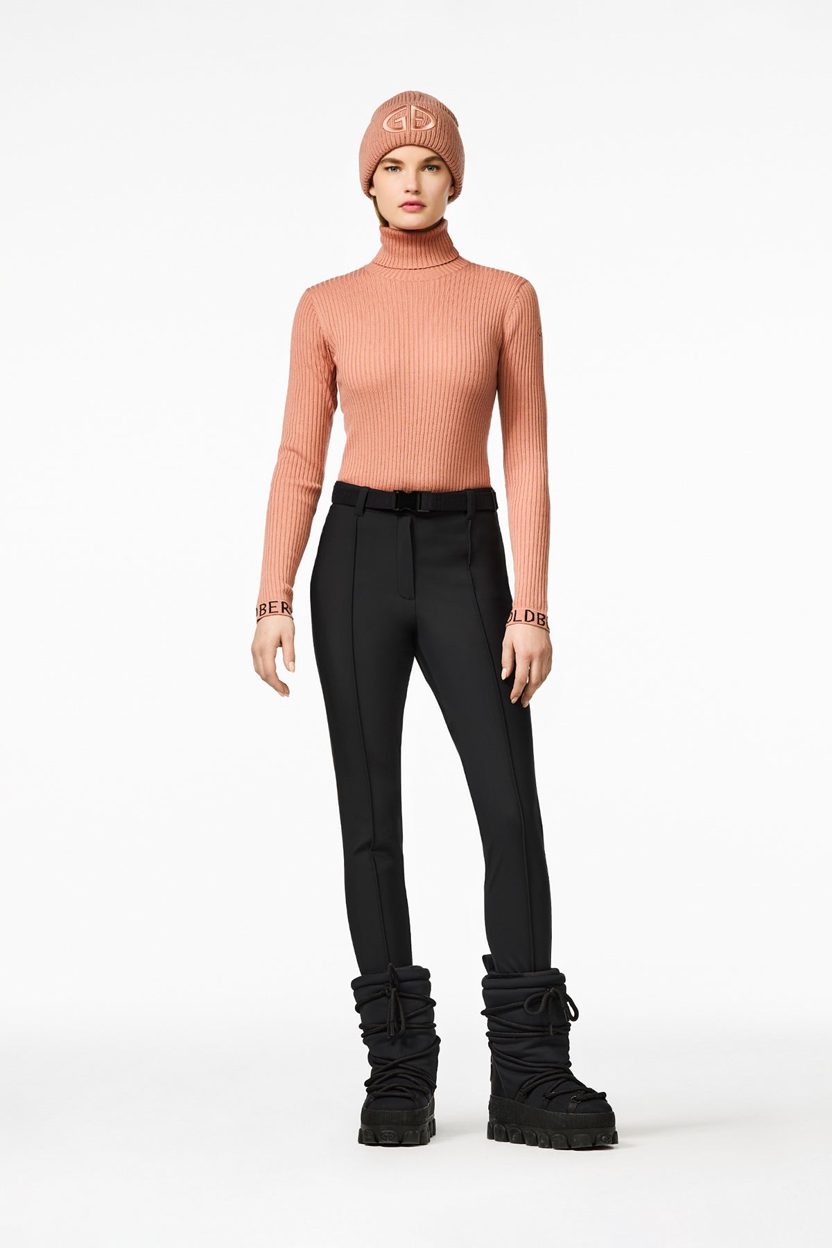 Goldbergh Damen Skihose mit Steg Fay, Schwarz SCHWARZ Bild 2