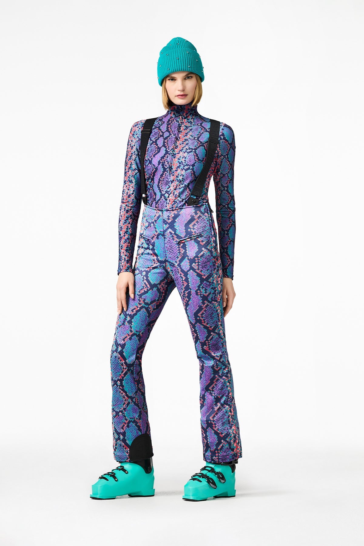 Goldbergh Damen Skishirt Fiesta, Blau-Lila LILA Bild 2