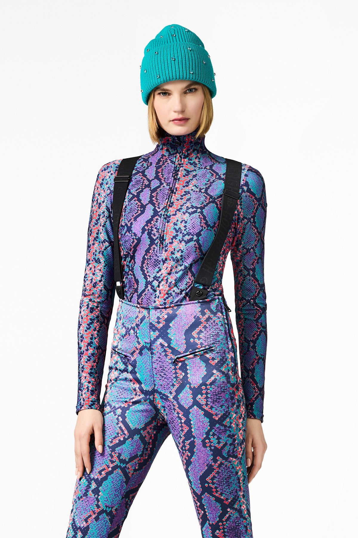 Goldbergh Damen Skishirt Fiesta, Blau-Lila LILA Bild 3