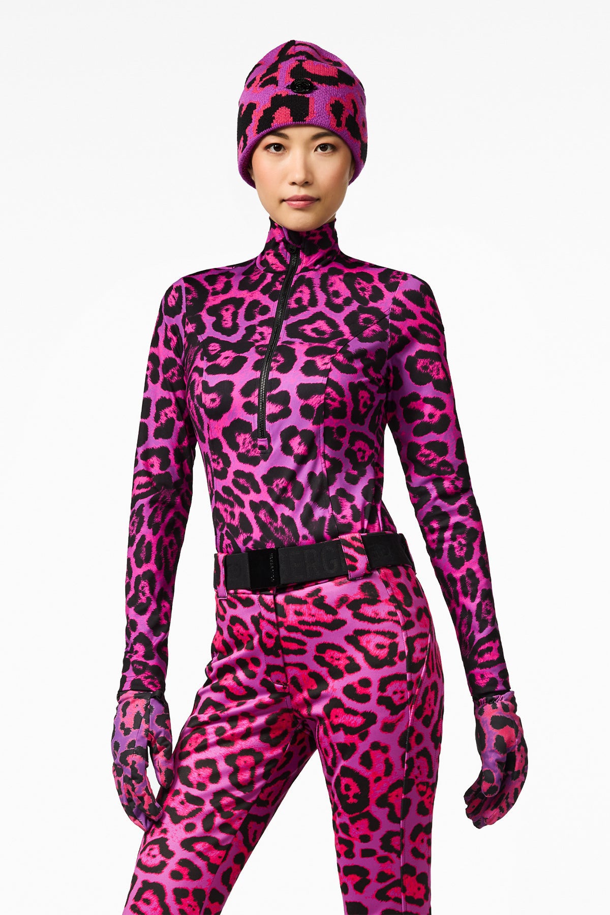 Goldbergh Damen Skishirt Leona Jaguar Carnivale PINK Bild 2